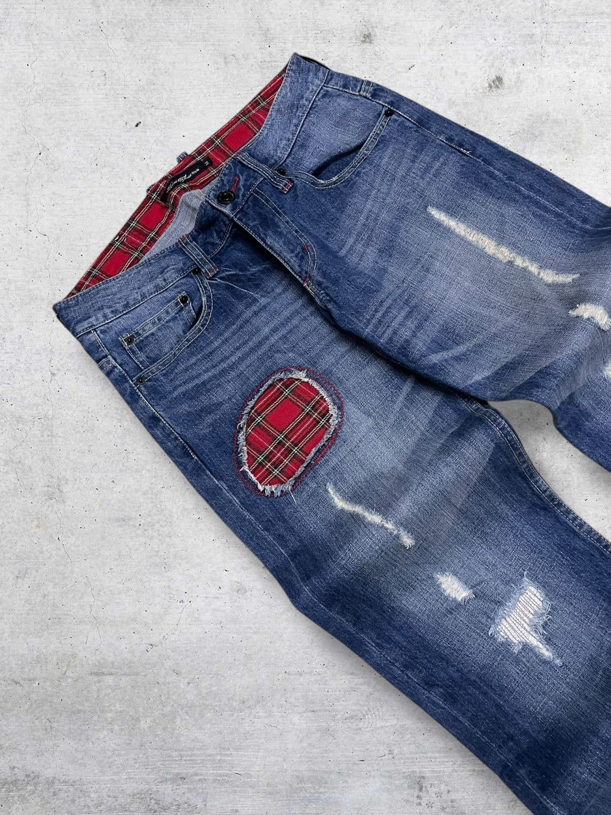 Hysteric Glamour VINTAGE ROOT THREE JAPAN DESIGNER 90S OG GRUNGE KURT DENIM Size US 31 - 7 Thumbnail