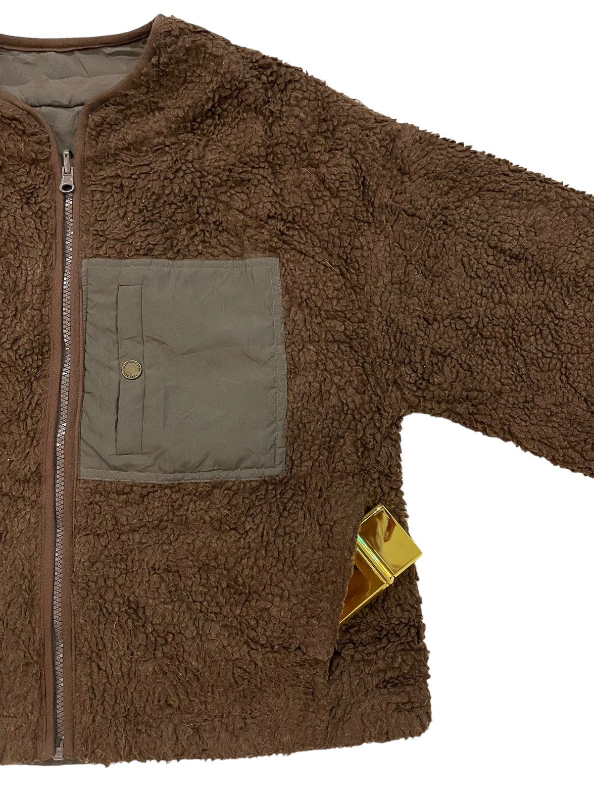 Ciaopanic Vintage Ciaopanic Reversible Fleece Cropped Jacket Size US S / EU 44-46 / 1 - 5 Thumbnail