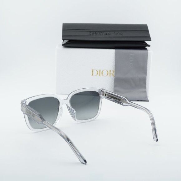 Dior Dior DIORSIGNATURE S7F 45A1 Sunglasses Grey Square Frame Size ONE SIZE - 12 Thumbnail