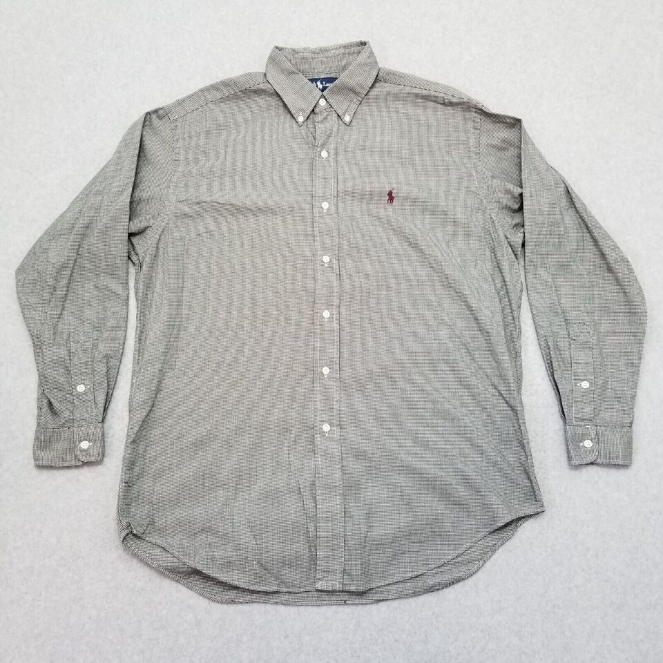 Ralph Lauren Ralph Lauren Shirt Mens Medium Button Down Dogs Tooth Size US M / EU 48-50 / 2 - 1 Thumbnail