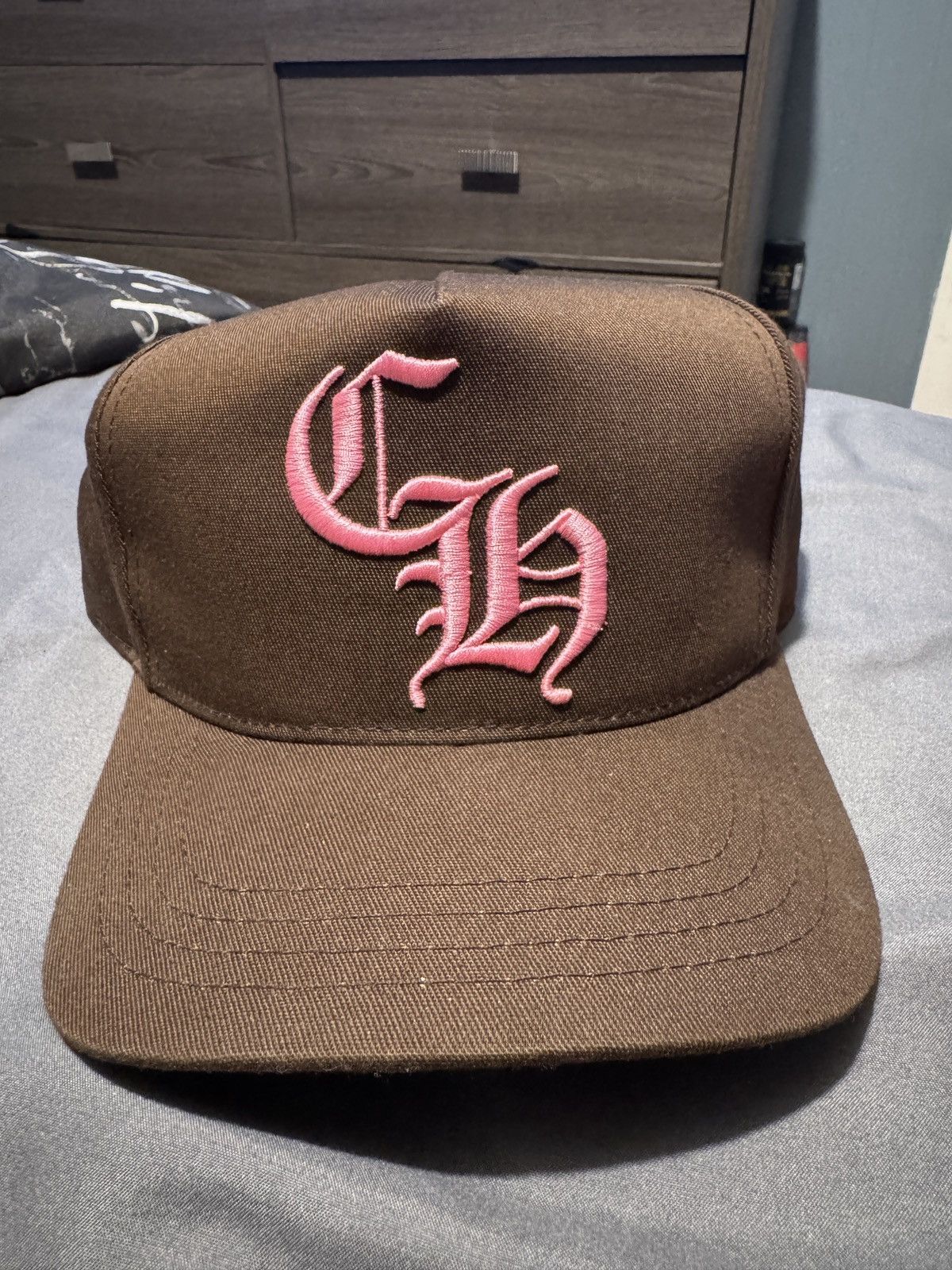 Chrome Hearts Chrome Hearts Hat Brown and Pink | Grailed
