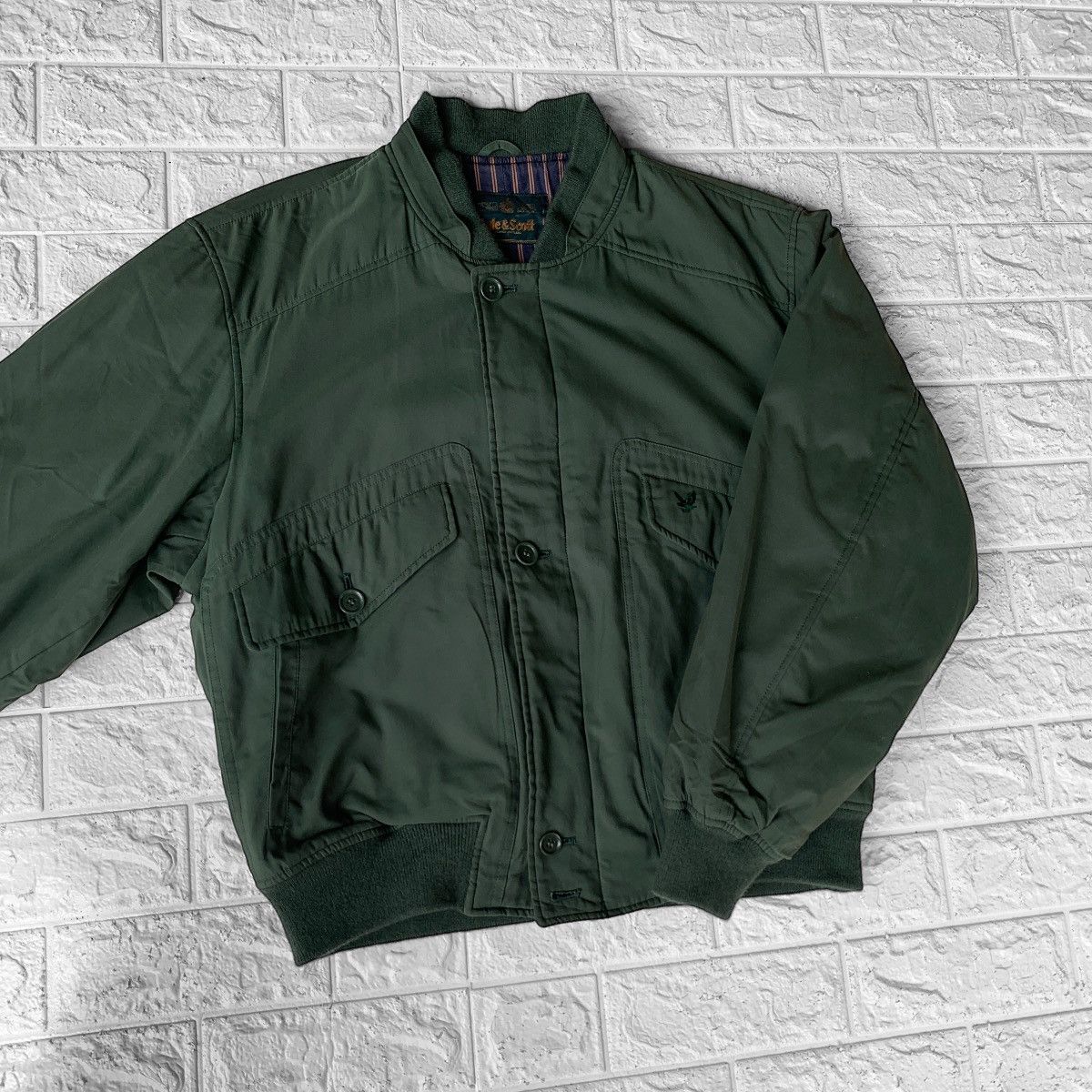 Lyle & Scott Lyle & Scott Scotland Bomber Jacket Size US M / EU 48-50 / 2 - 4 Thumbnail
