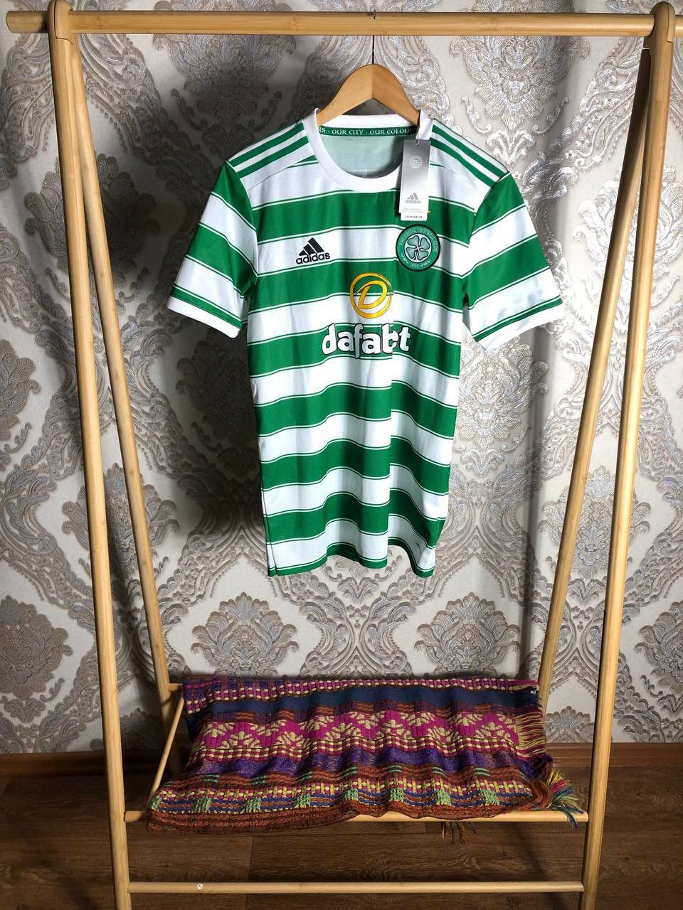 Vintage VERY RARE ADIDAS FC CELTIC SCOTLAND SOCCER JERSEY Y2K 90s Size US M / EU 48-50 / 2 - 1 Thumbnail