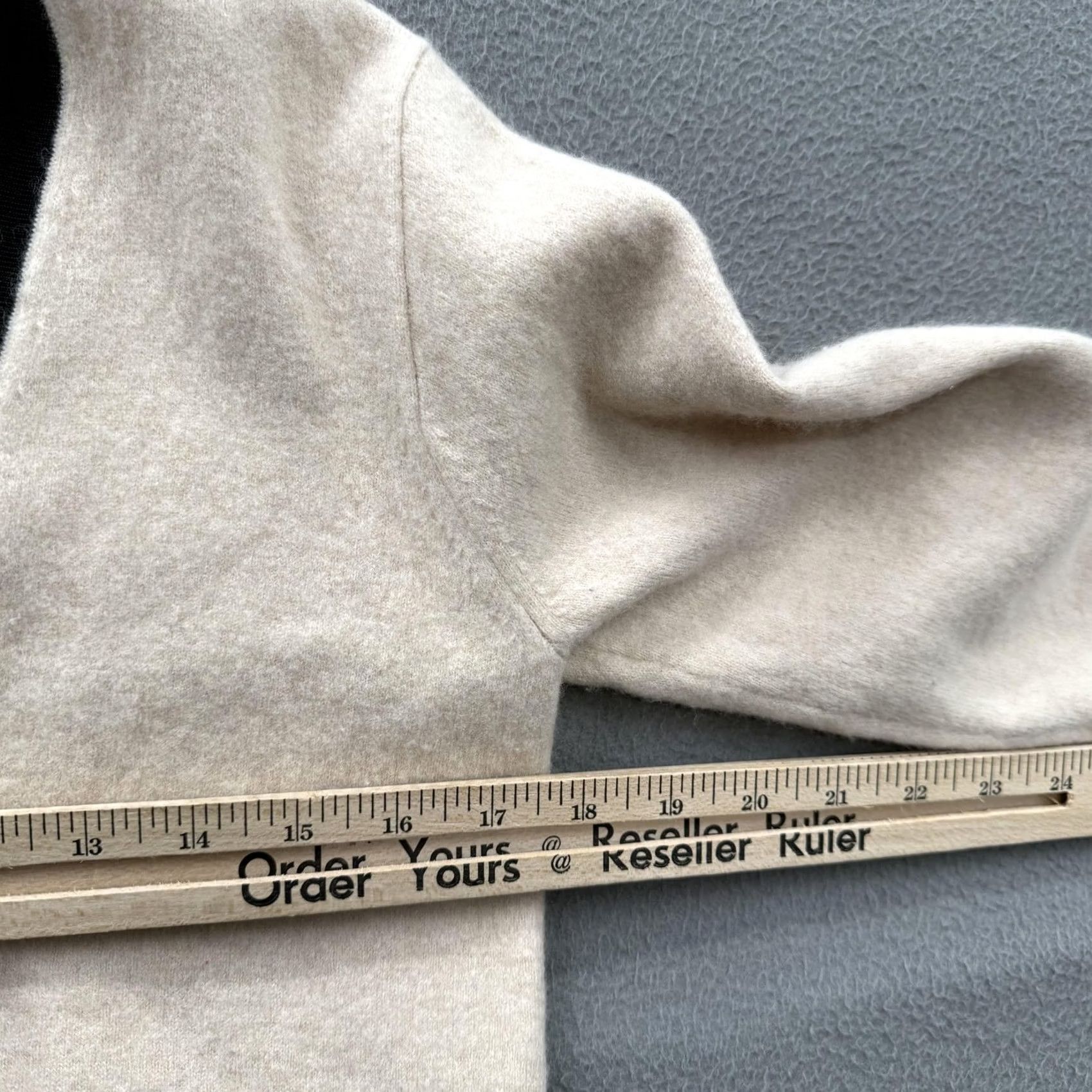 Sandro Sandro Sweater Womens Beige Wool Cashmere V-Neck Pullover Knit Size XS / US 0-2 / IT 36-38 - 5 Thumbnail