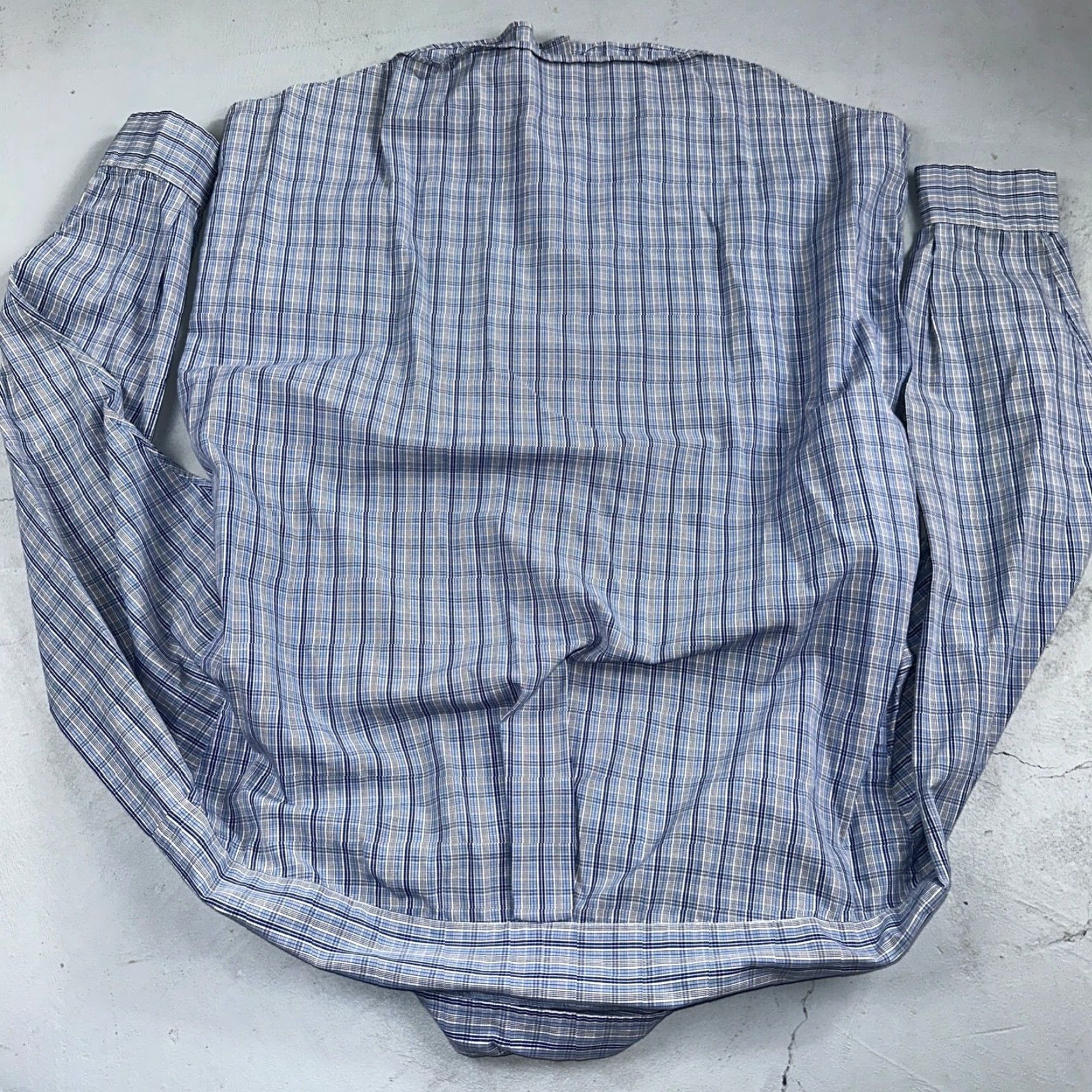 Polo Ralph Lauren Ralph Lauren Polo Button-Down Shirt Men M Blue Plaid VTG Blake Two-Ply Size US M / EU 48-50 / 2 - 8 Thumbnail