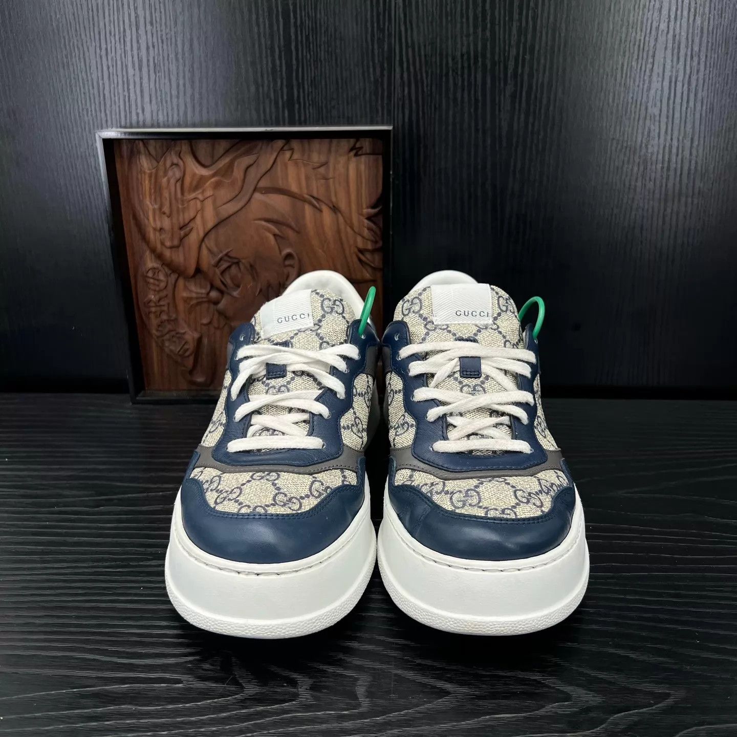 Gucci Gucci Cookie Sneaker White/Blue US7 EU41 Size US 8 / EU 41 - 6 Thumbnail