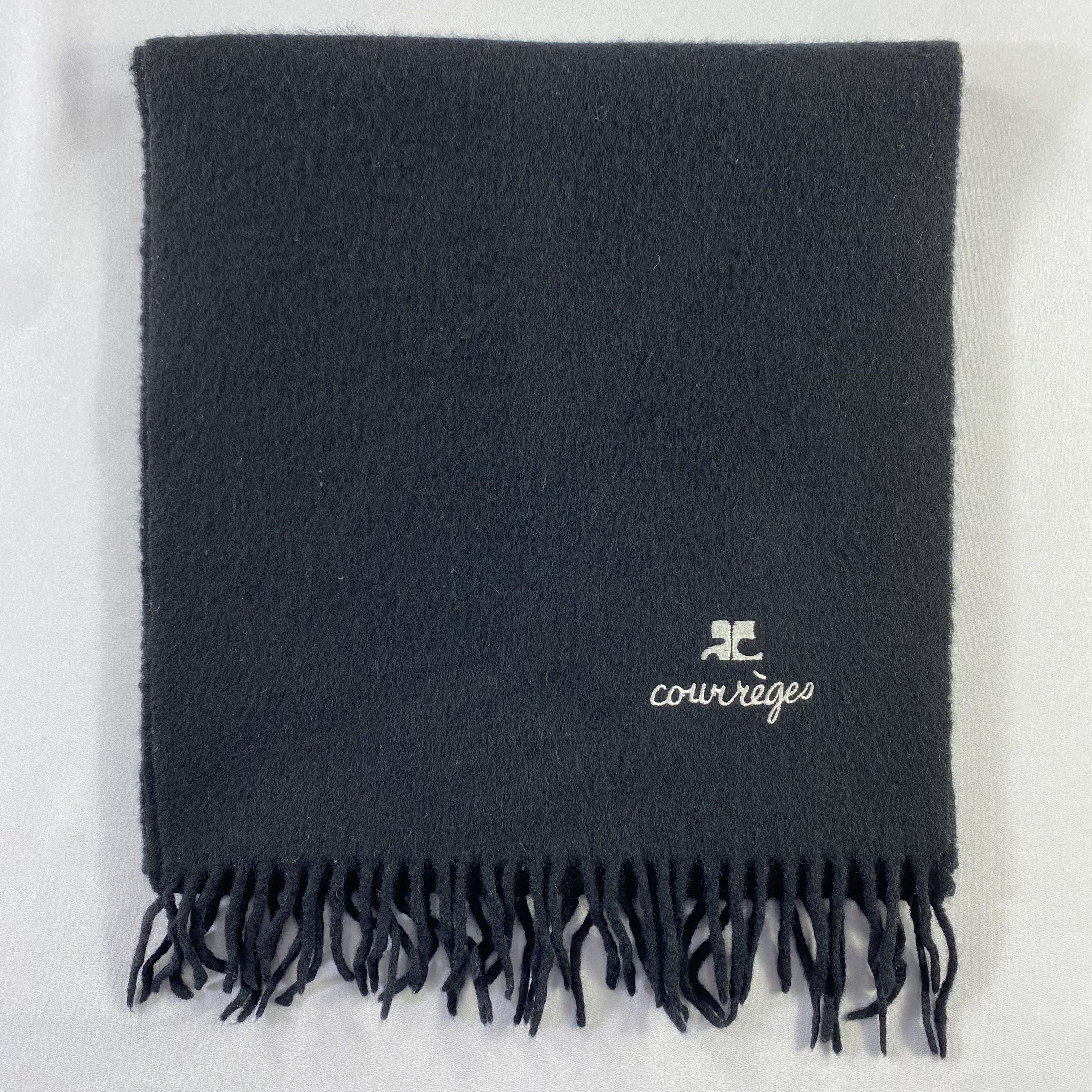 Courreges Courreges Scarf Neck Wrap Plain Muffler Size ONE SIZE - 2 Thumbnail