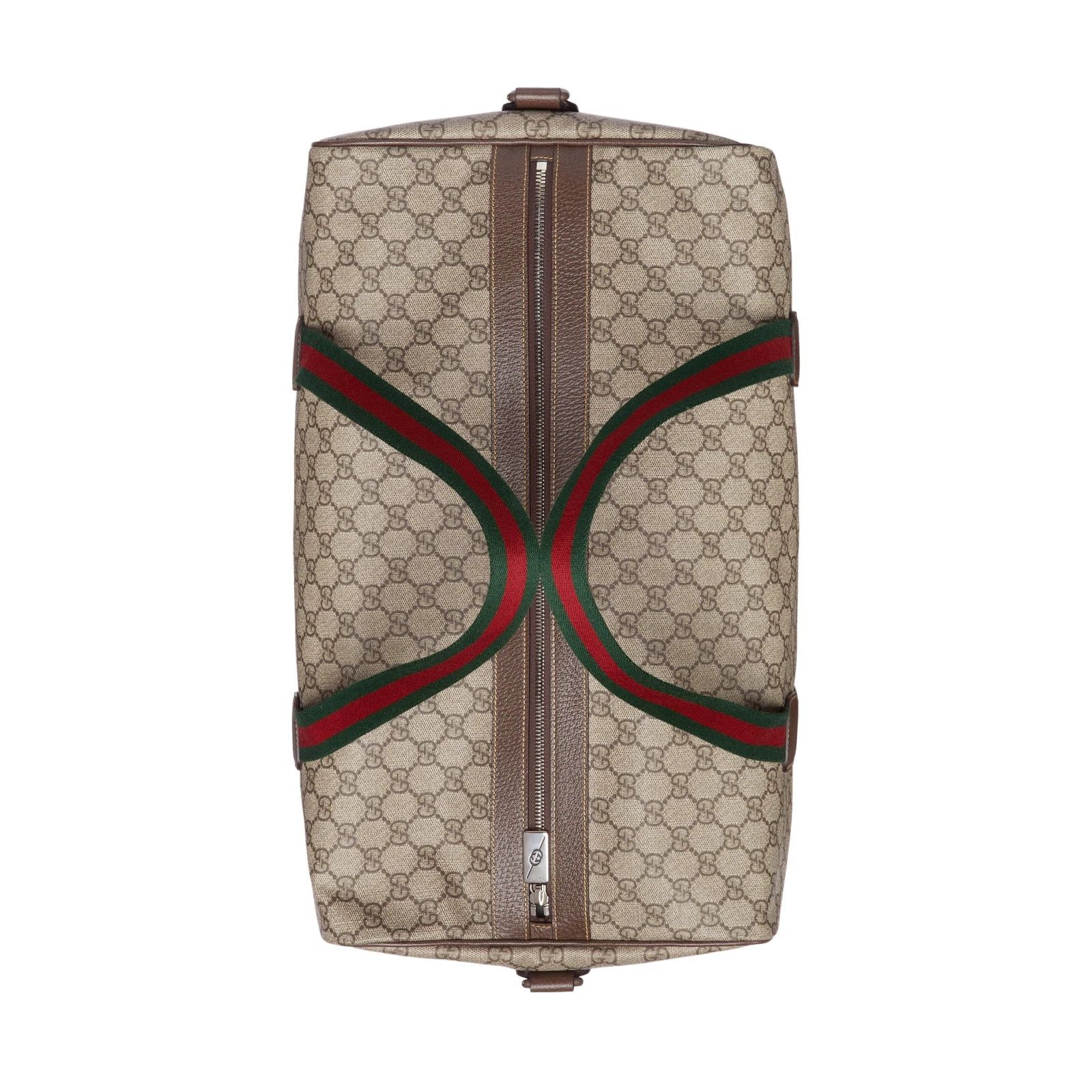Gucci GUCCI $2150 GG Canvas Web Med Duffle New Authentic Size ONE SIZE - 5 Thumbnail