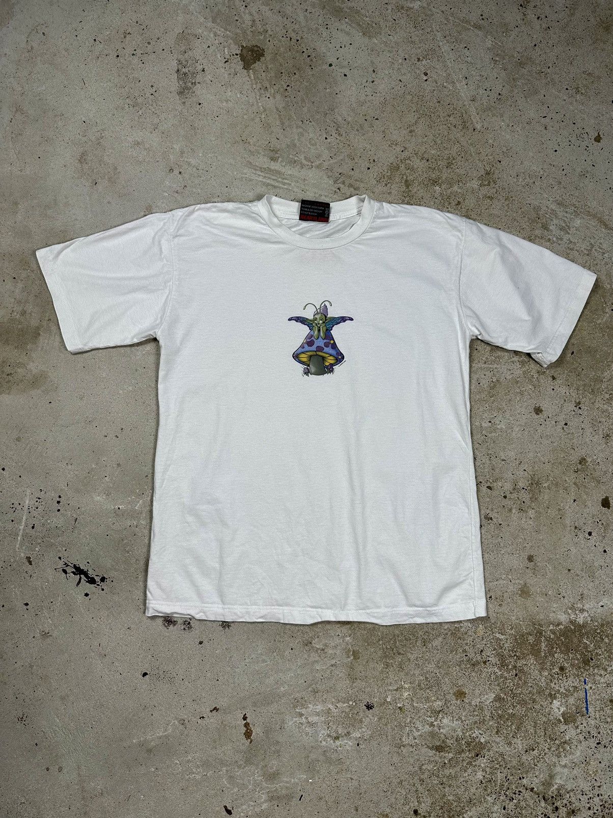Hook-Ups × Vintage Vintage Y2K Shrooms Skate Brand Witch Psycho Tee Size US L / EU 52-54 / 3 - 1 Thumbnail