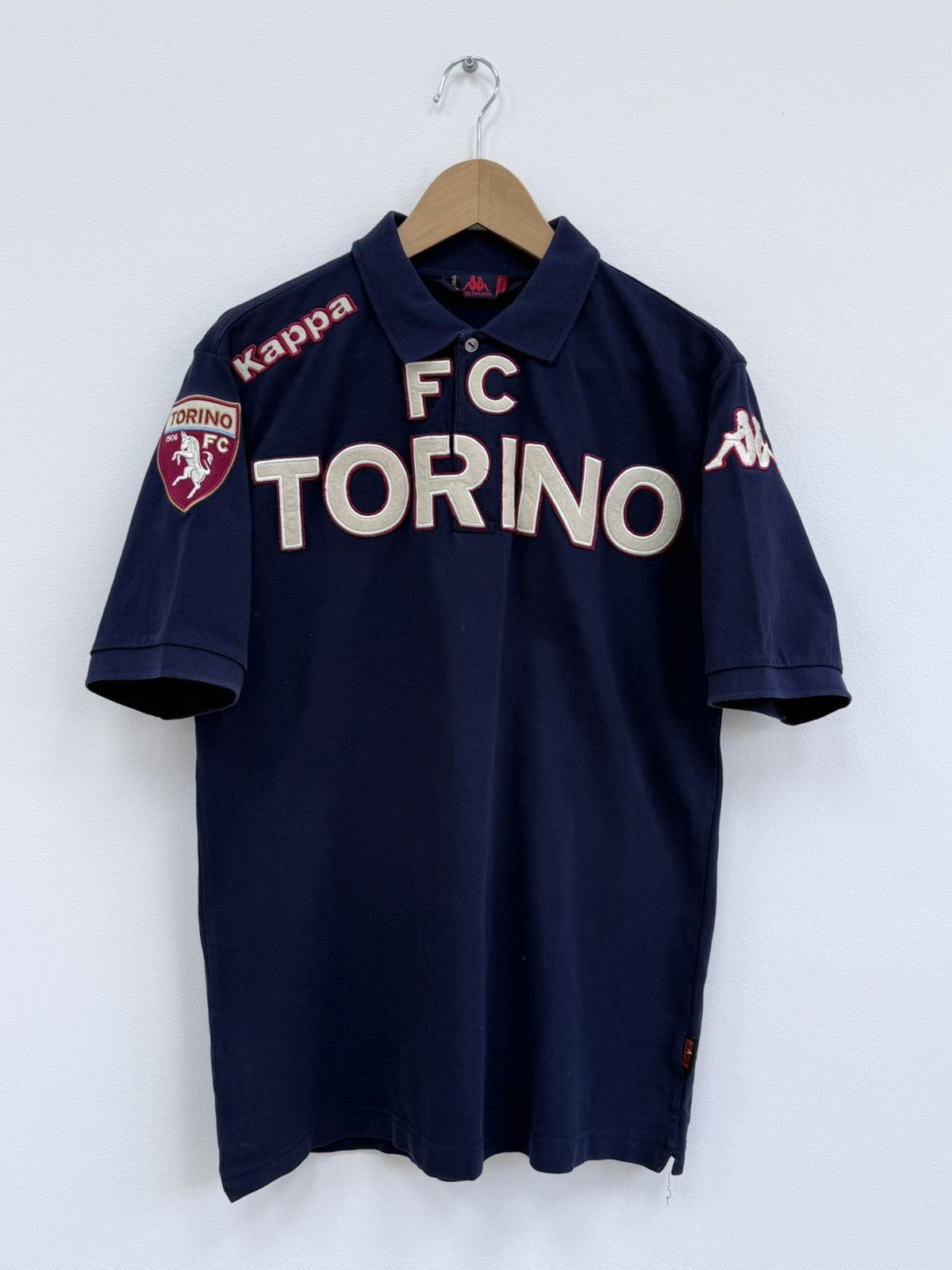 Kappa Vintage Kappa FC Torino Polo T-Shirt Size US M / EU 48-50 / 2 - 1 Thumbnail