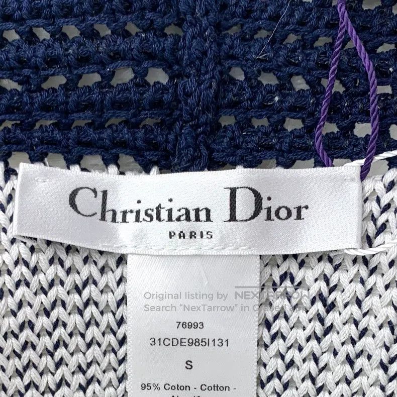 Dior Dior SizeS Colour-blocked five-pointed star logo letter cot Size ONE SIZE - 8 Thumbnail
