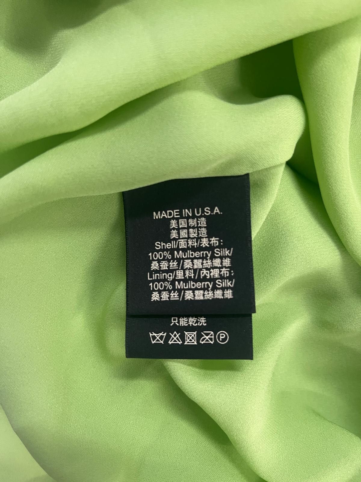 Ralph Lauren Ralph Lauren Lime Green Evening Dress With Pleats Details Size XS / US 0-2 / IT 36-38 - 6 Thumbnail