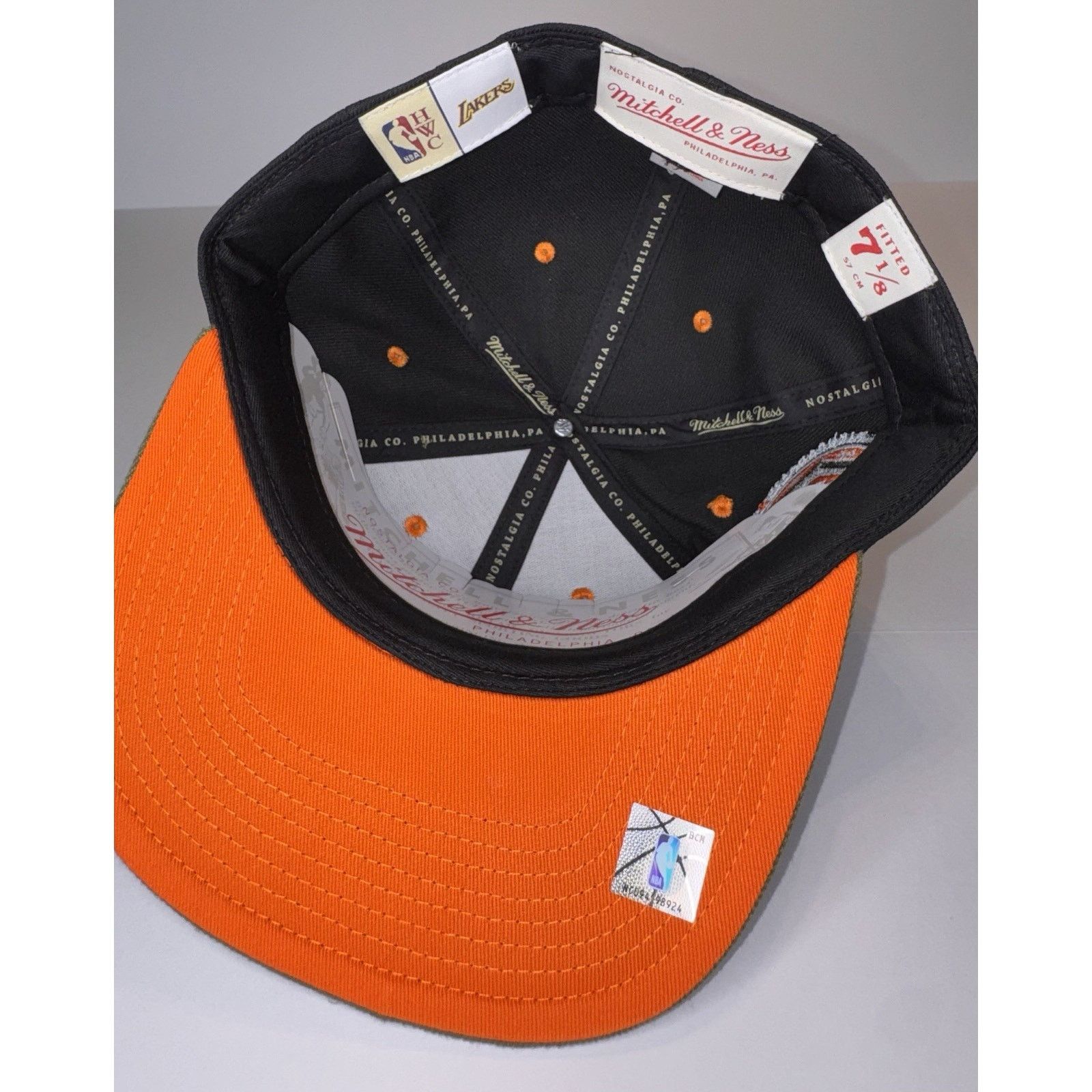 Mitchell & Ness Mitchell & Ness LA Lakers Dynasty Fitted 60th 7 1/8" Hat Size 36 - 5 Thumbnail