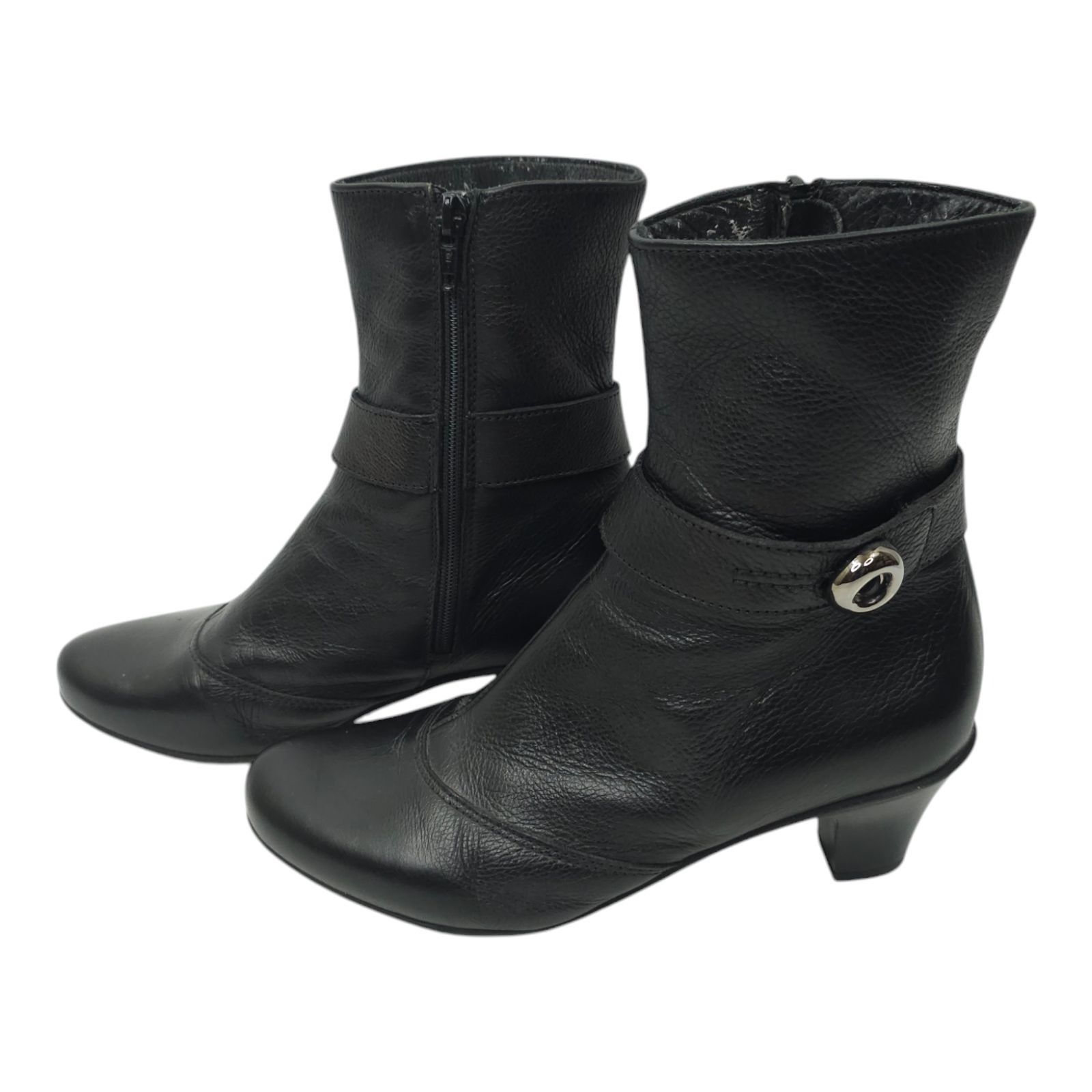 Other La Canadienne Ankle Boot Womens Size 7.5 M Side Zip Black Size US 7.5 / IT 37.5 - 16 Thumbnail