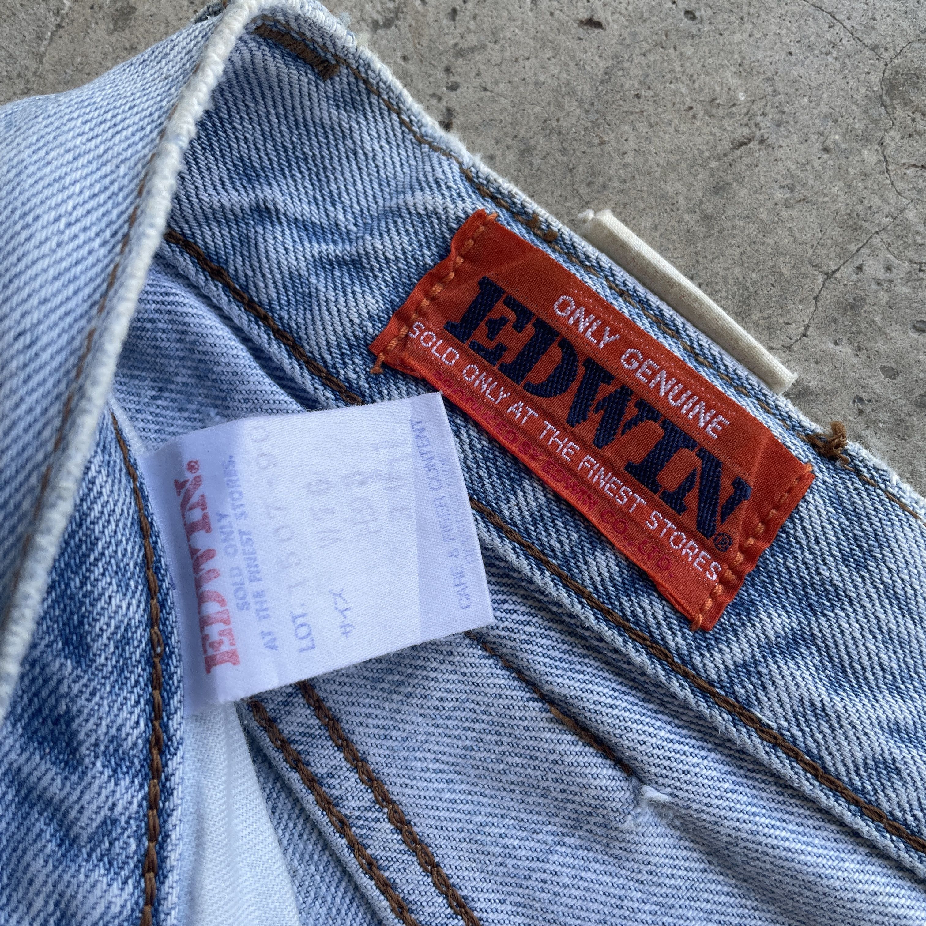 Edwin VINTAGE EDWIN JEANS FADED DISTRESSED WASH DENIM PANTS W28 Size US 28 / EU 44 - 6 Thumbnail