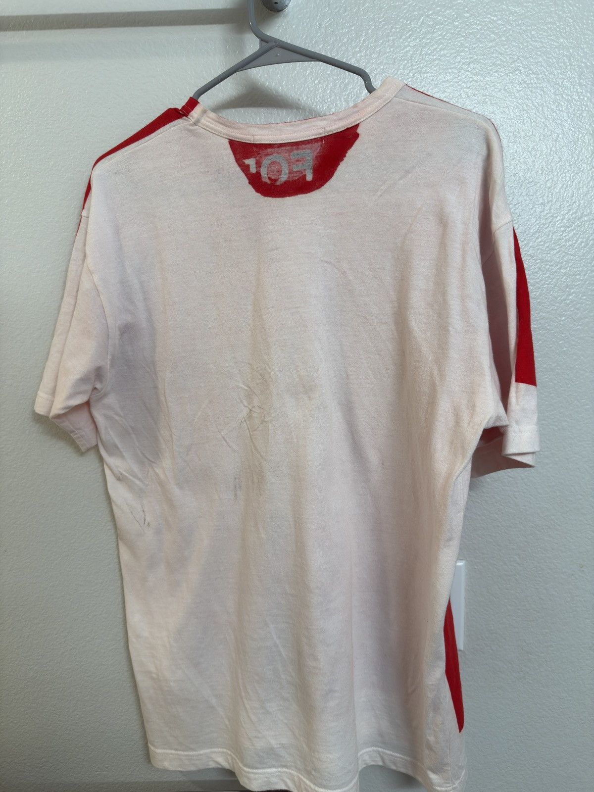 Comme des Garcons SS02 Junya Watanabe Poem Print Tshirt Red Size US M / EU 48-50 / 2 - 3 Thumbnail