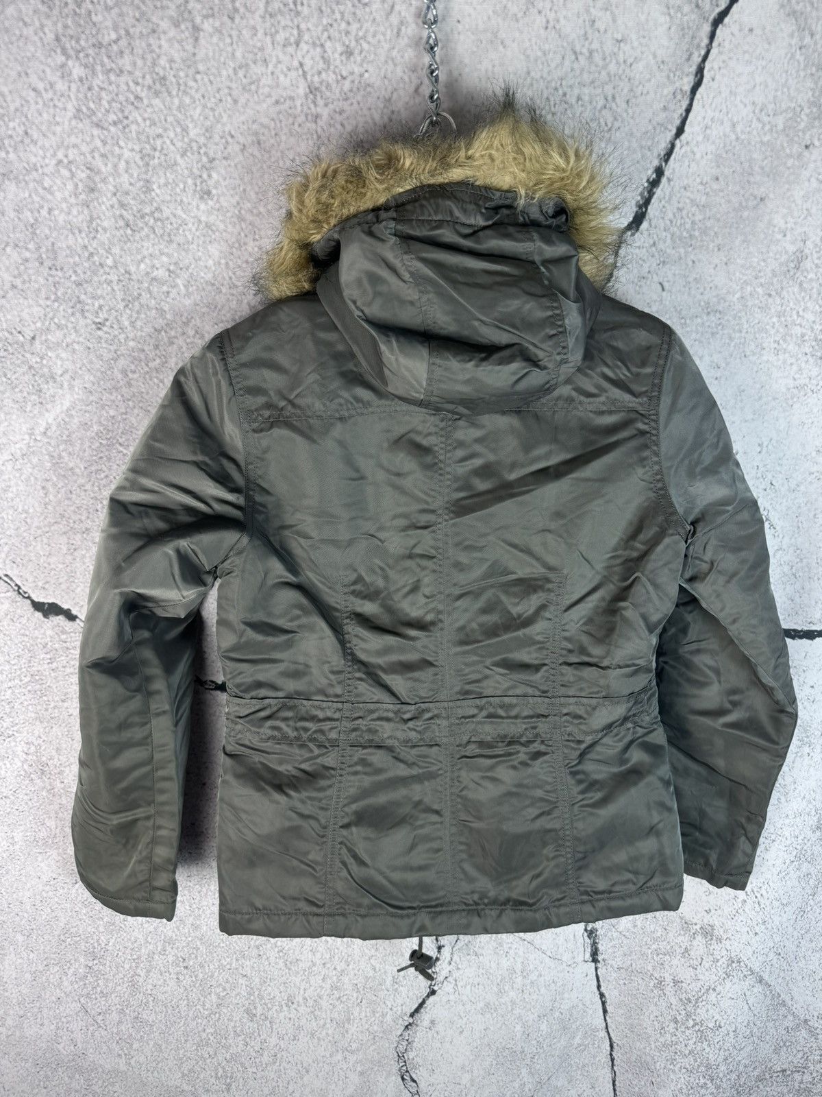 Schott Vintage Alpha Industries Woman Nylon Bomber Jacket Size S / US 4 / IT 40 - 2 Thumbnail