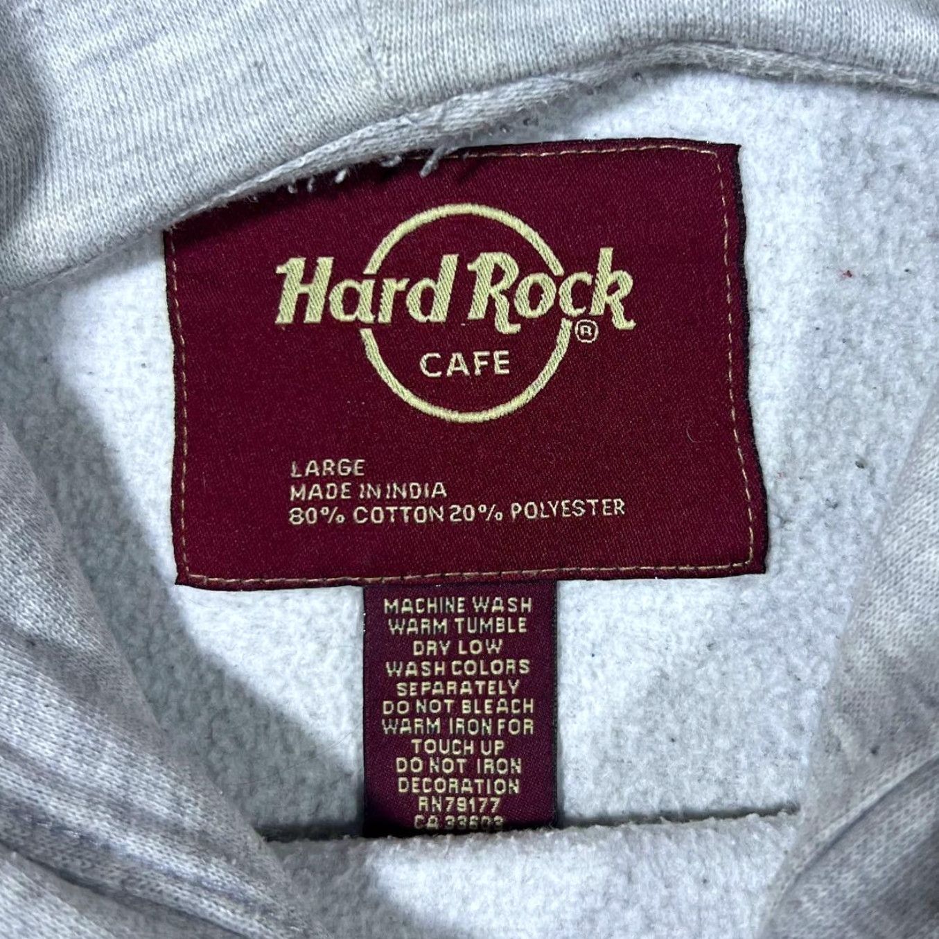 Hard Rock Cafe Hard Rock Cafe Barcelona Classic Souvenir Logo Graphic Grey Hoodie Large Mens Pullover Sweatshirt Hoodie Grey Barcelona 90s Mens Size US L / EU 52-54 / 3 - 4 Thumbnail