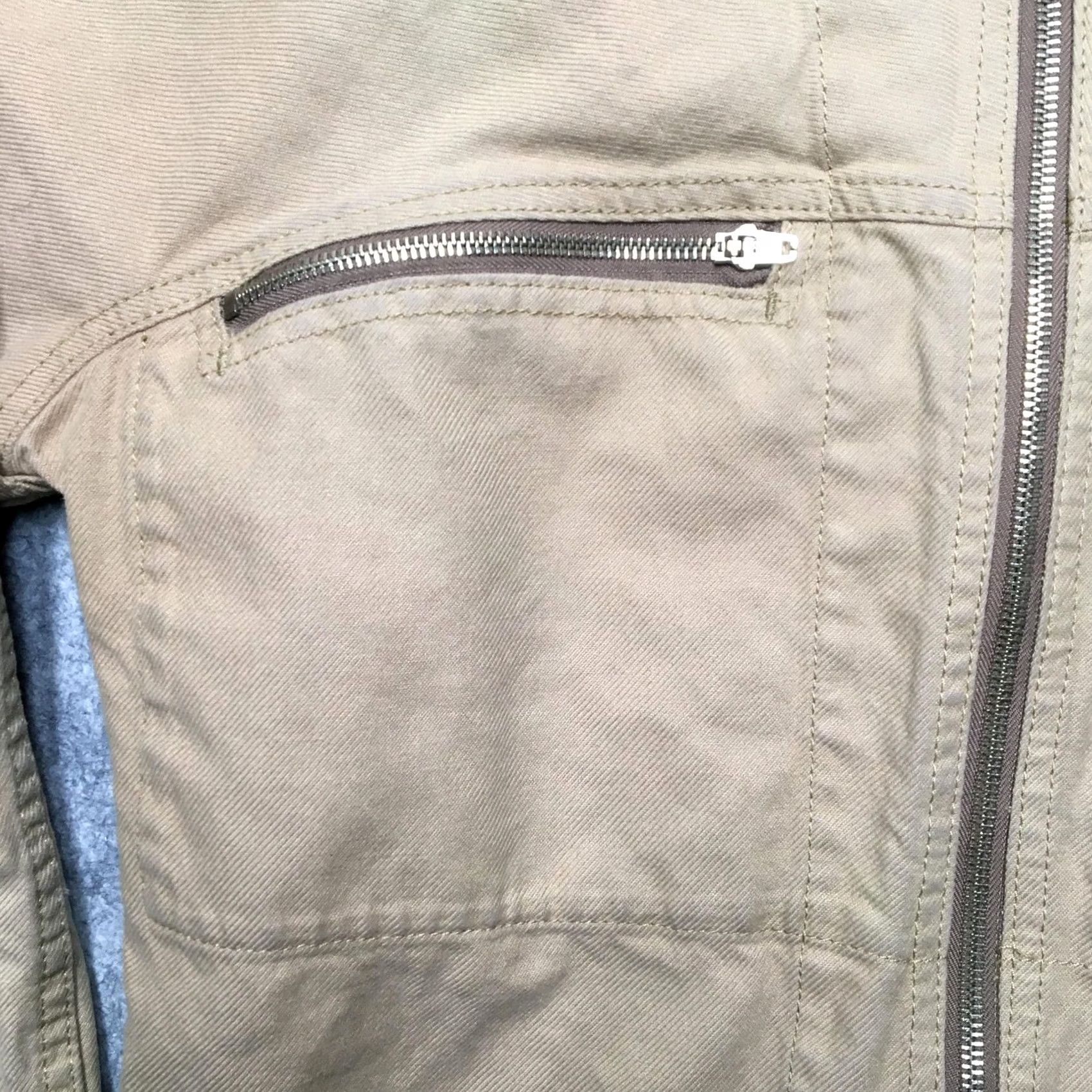 Zucca ZUCCA TRAVAIL Jacket Mens L Beige Twill Military Workwear Zip France Size US L / EU 52-54 / 3 - 4 Thumbnail