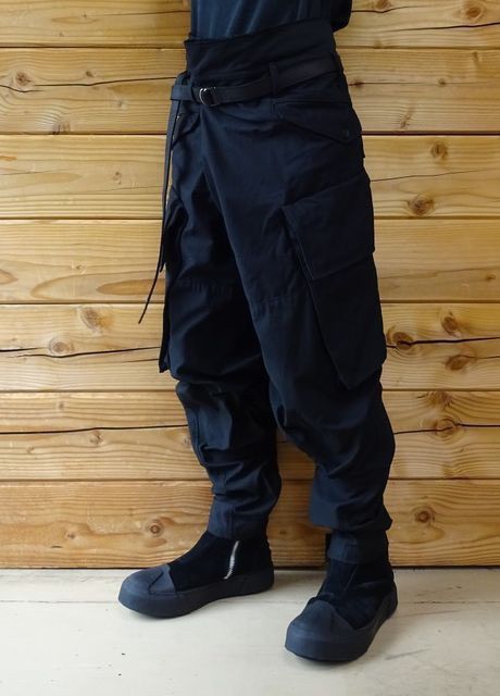 17aw neuromantika baggy cargo pants