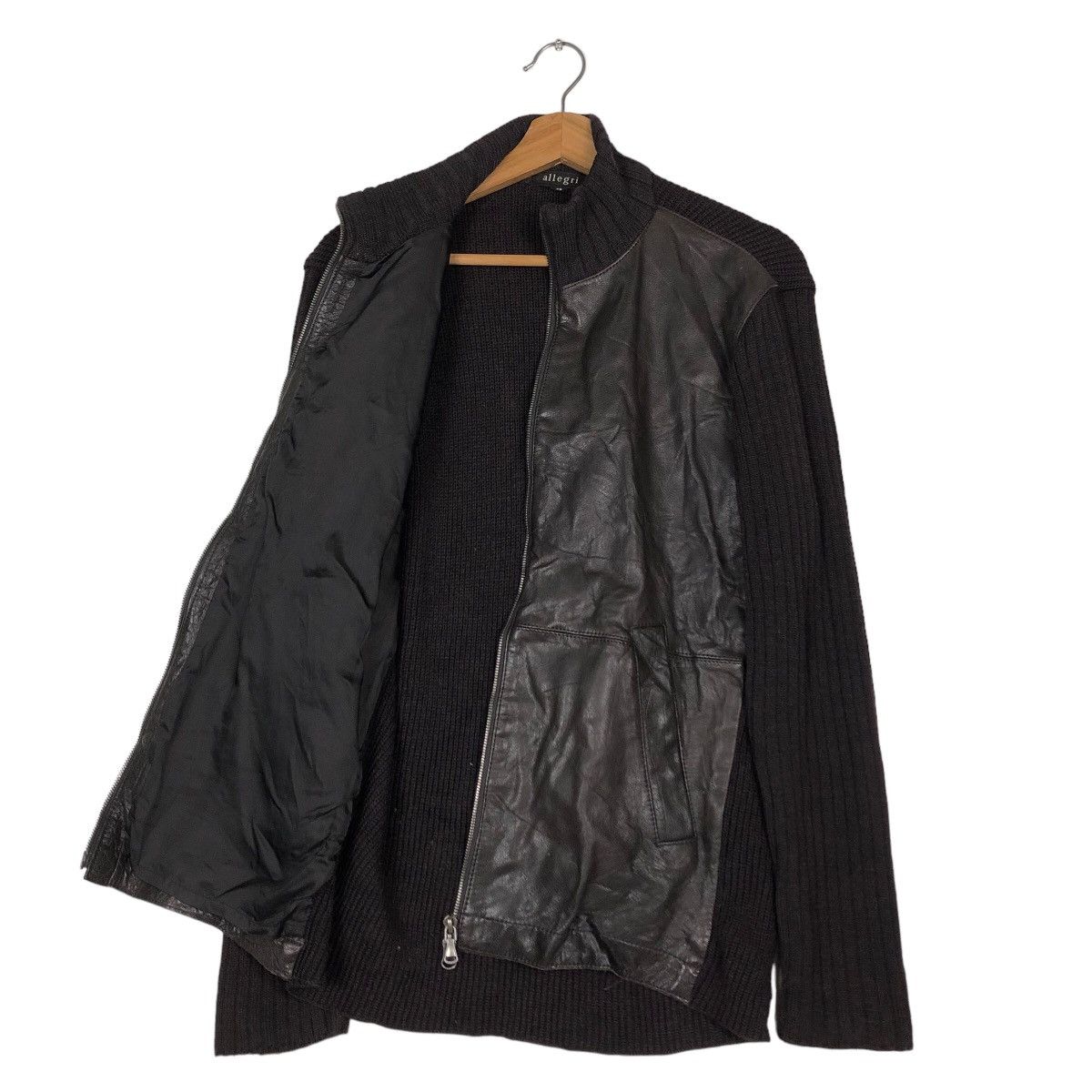 Japanese Brand Parachute Bondage Biker Jacket Allegri Issey Miyake Leather Size US M / EU 48-50 / 2 - 11 Thumbnail
