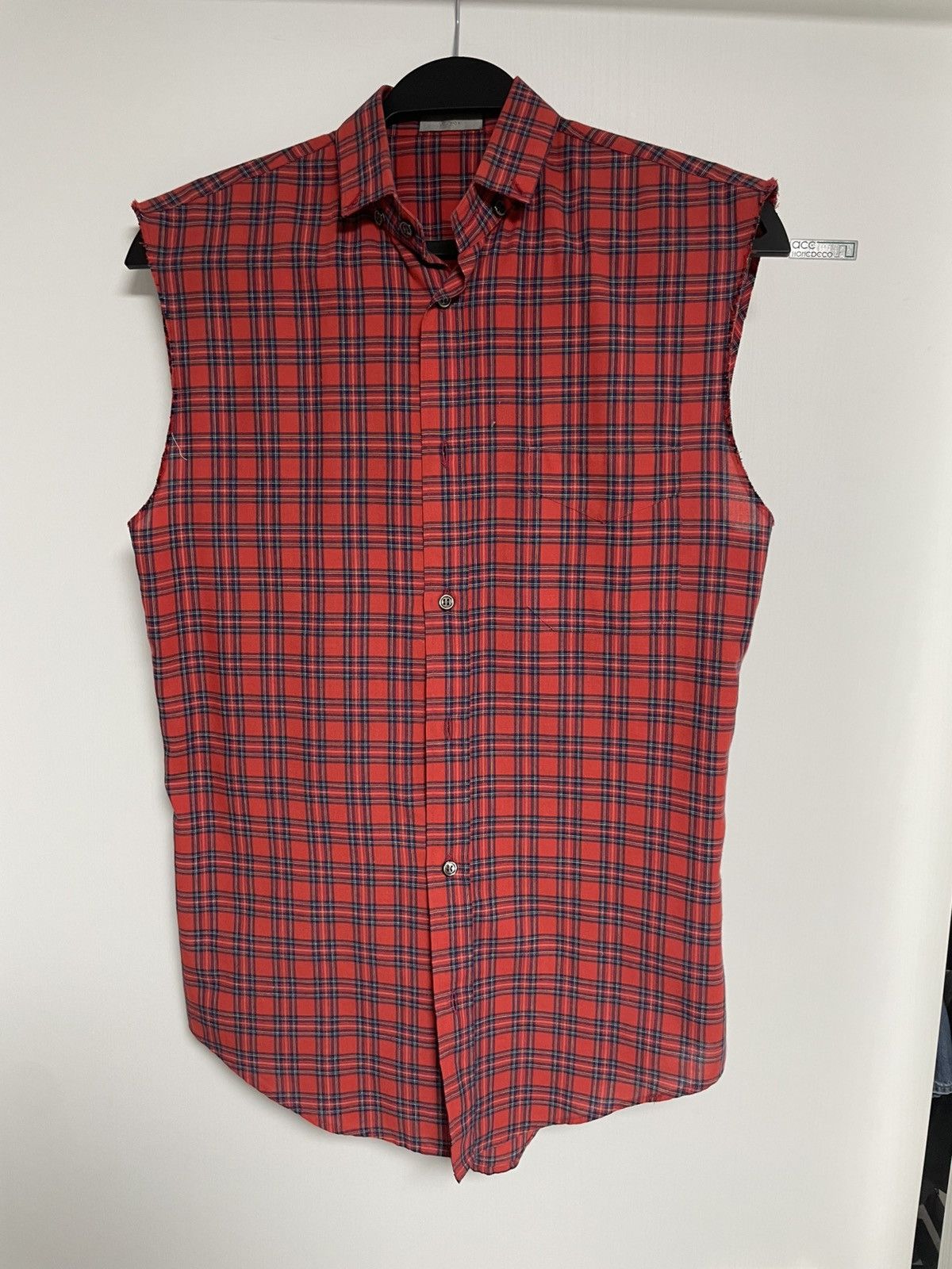 Dior homme ss06 red shirts hedi slimane