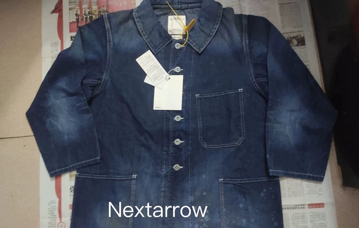 Visvim VISVIM 18AW SS BUCKY COVERALL DRY DENIM jacket Size US M / EU 48-50 / 2 - 1 Thumbnail