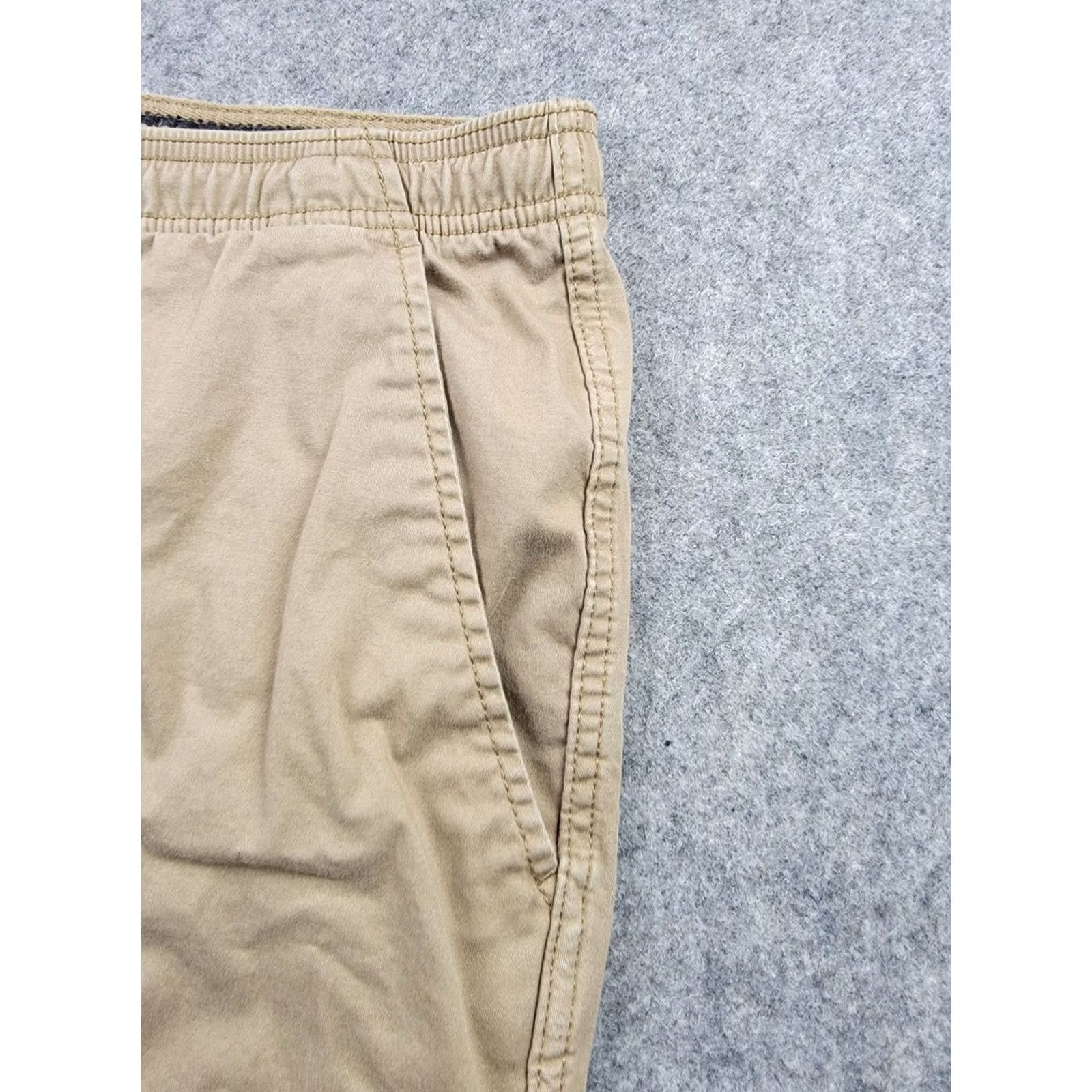 Gap Gap Shorts Mens 2XL Brown Tan Pull On Drawstring Waist Pockets 9'' Inseam Size US 39 - 3 Thumbnail