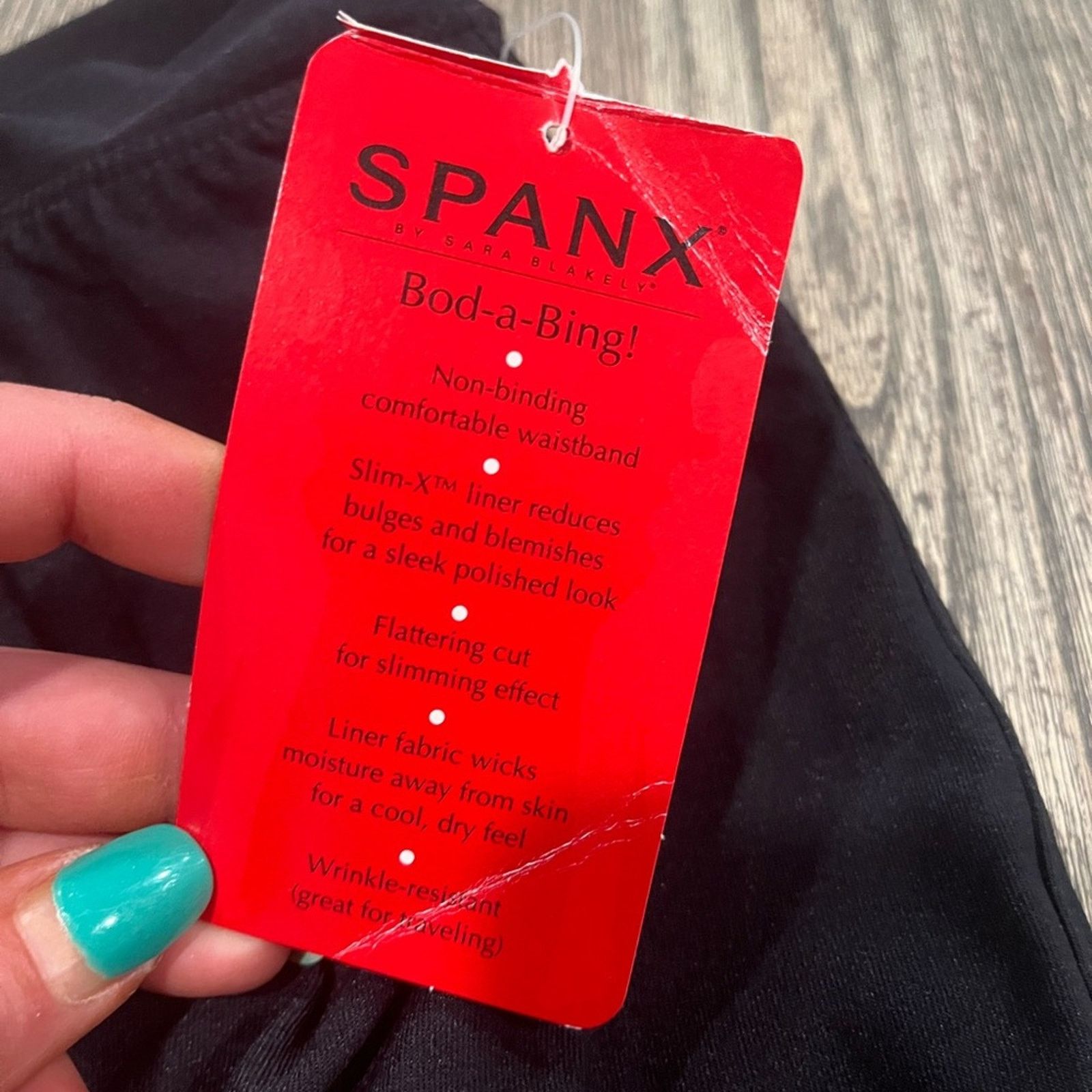 Spanx NWT Spanx Bod-A-Bing! Crop Pants Slimming Liner Black Size M Size 30" / US 8 / IT 44 - 5 Thumbnail