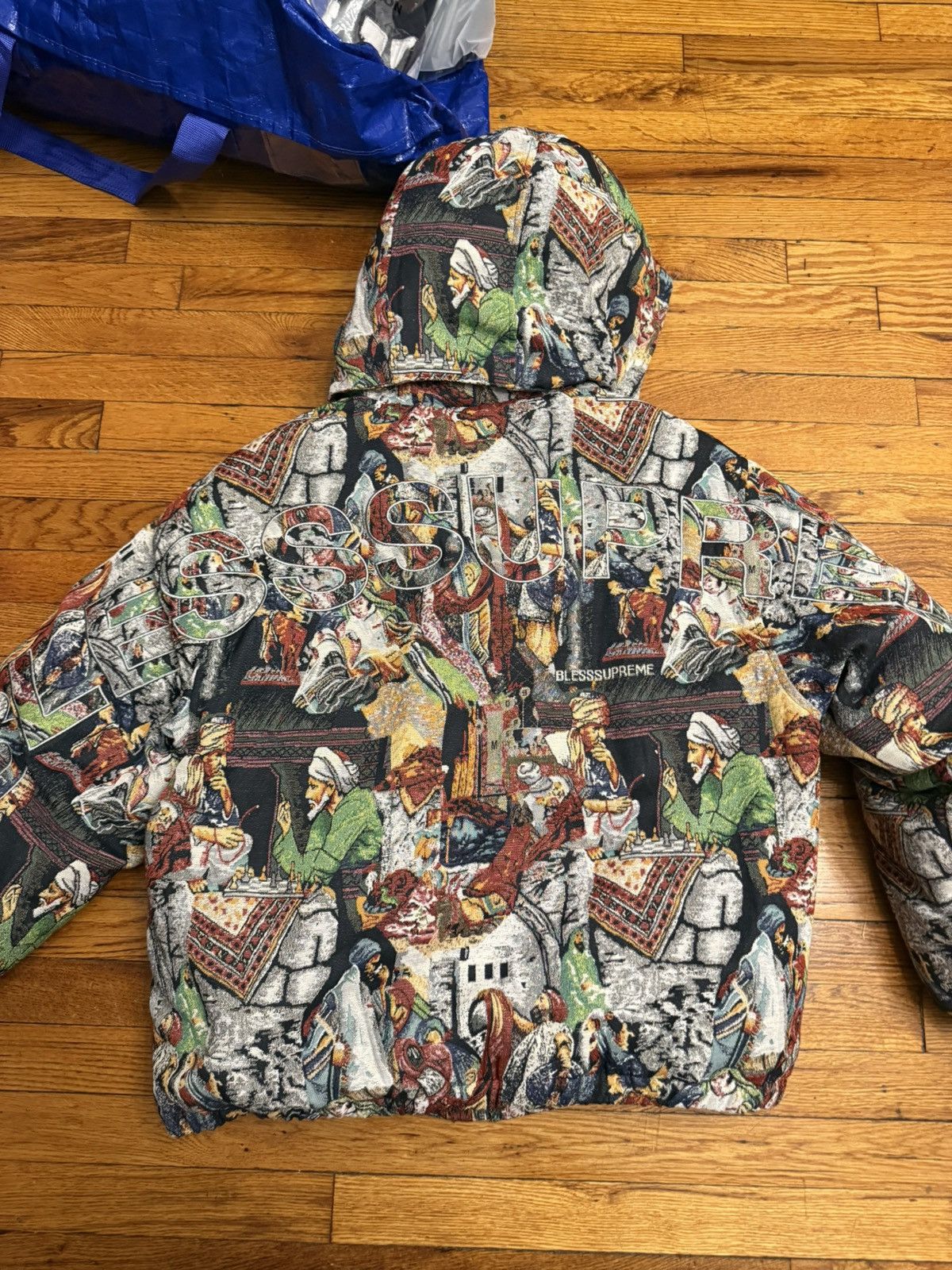 Bless × Supreme Supreme Bless Tapestry Down Jacket Size Large Size US L / EU 52-54 / 3 - 10 Thumbnail