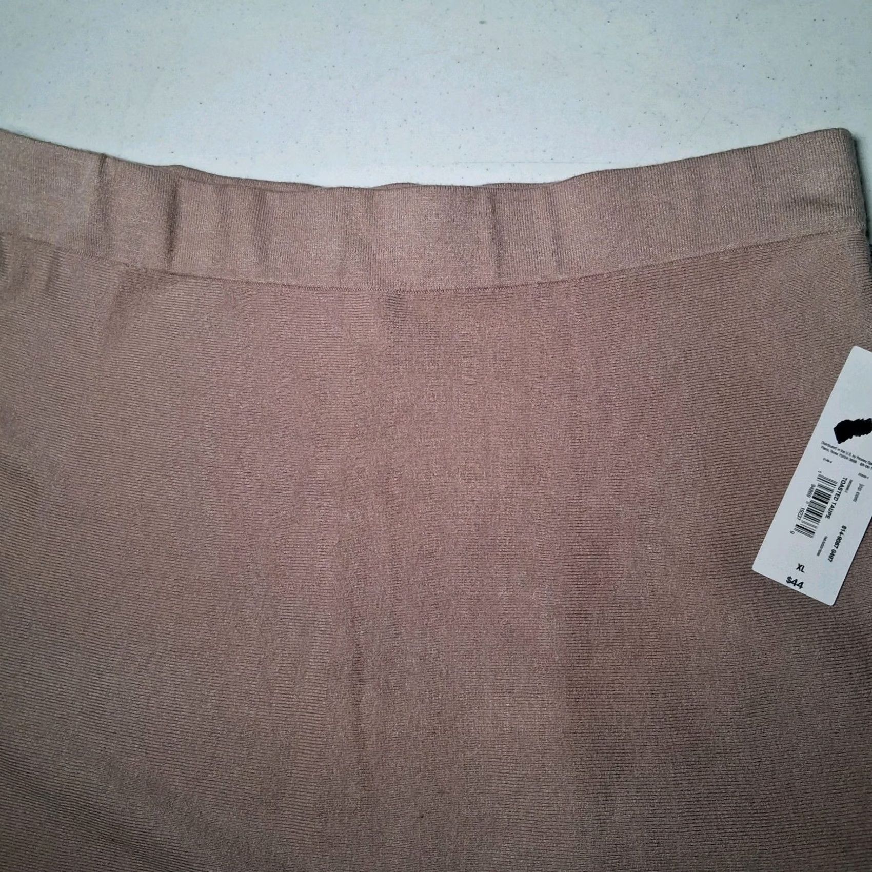 Liz Claiborne Liz Claiborne Skirt XL Toasted Taupe A-Line Knee Length Knit Classic New Size 40" / US 18 - 5 Thumbnail