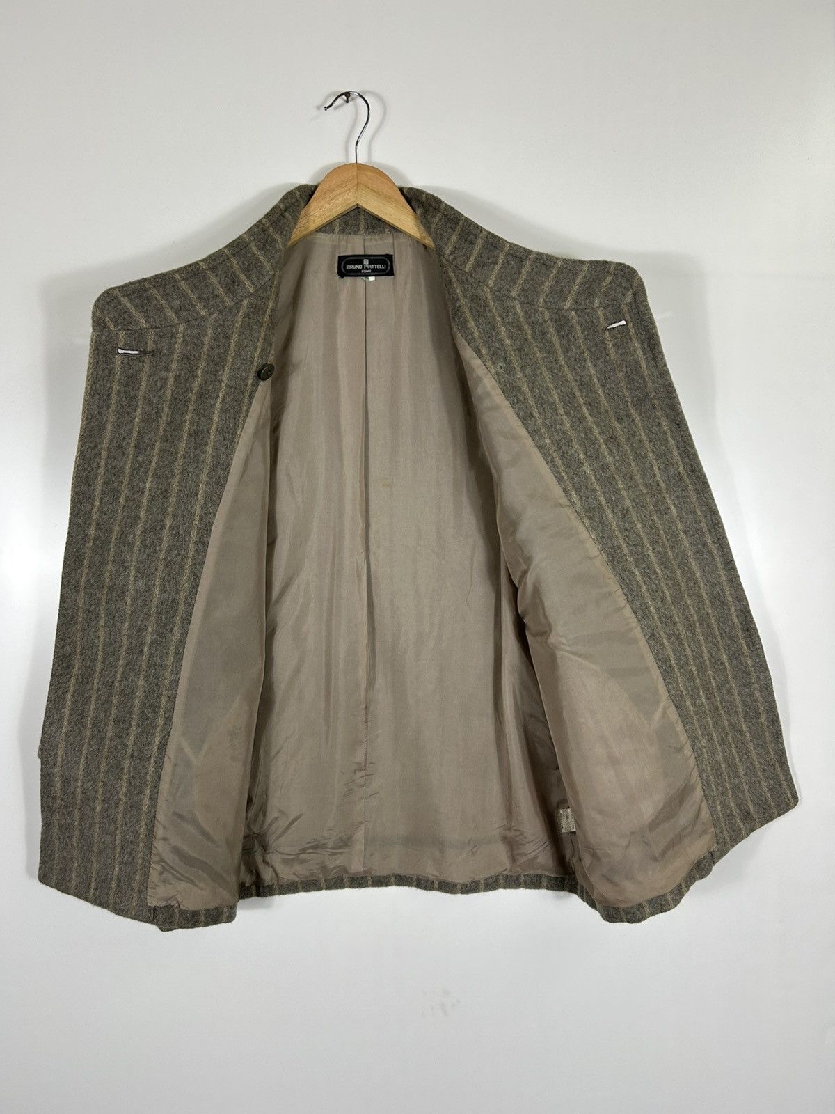 Bruno Piattelli × Vintage ⚡️Vintage Bruno Piattelli Wool Single Button Jacket Size M / US 6-8 / IT 42-44 - 8 Thumbnail