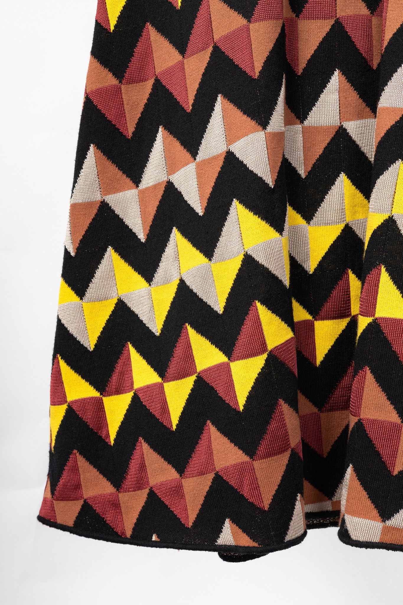 Missoni M Missoni Geometric Knit Paneled Cotton-Blend Mini Dress Size S / US 4 / IT 40 - 7 Thumbnail