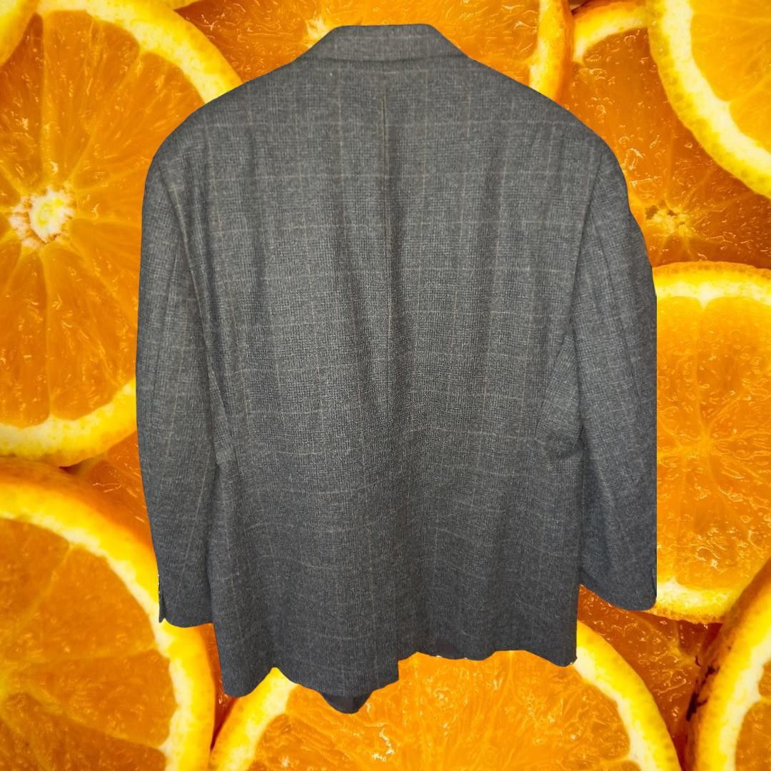 Brooks Brothers Brooks Brothers Made in Italy Gray Plaid Blazer Size 46R Size 46R - 9 Thumbnail