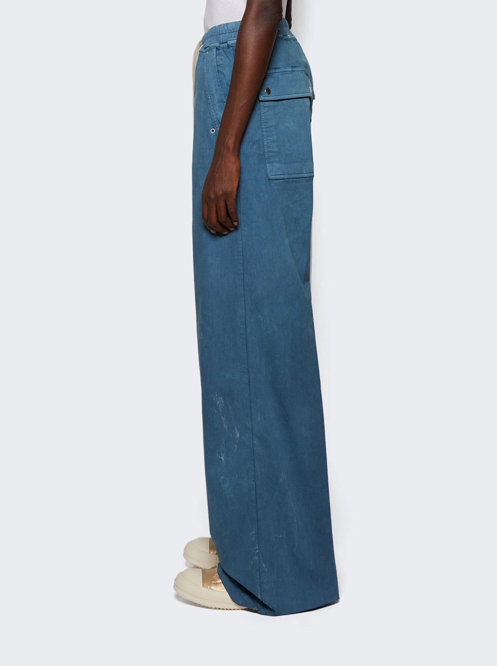 Rick Owens o1mle0426 Geth Belas Denim Pants in Blue Size 34" / US 12 / IT 48 - 3 Thumbnail