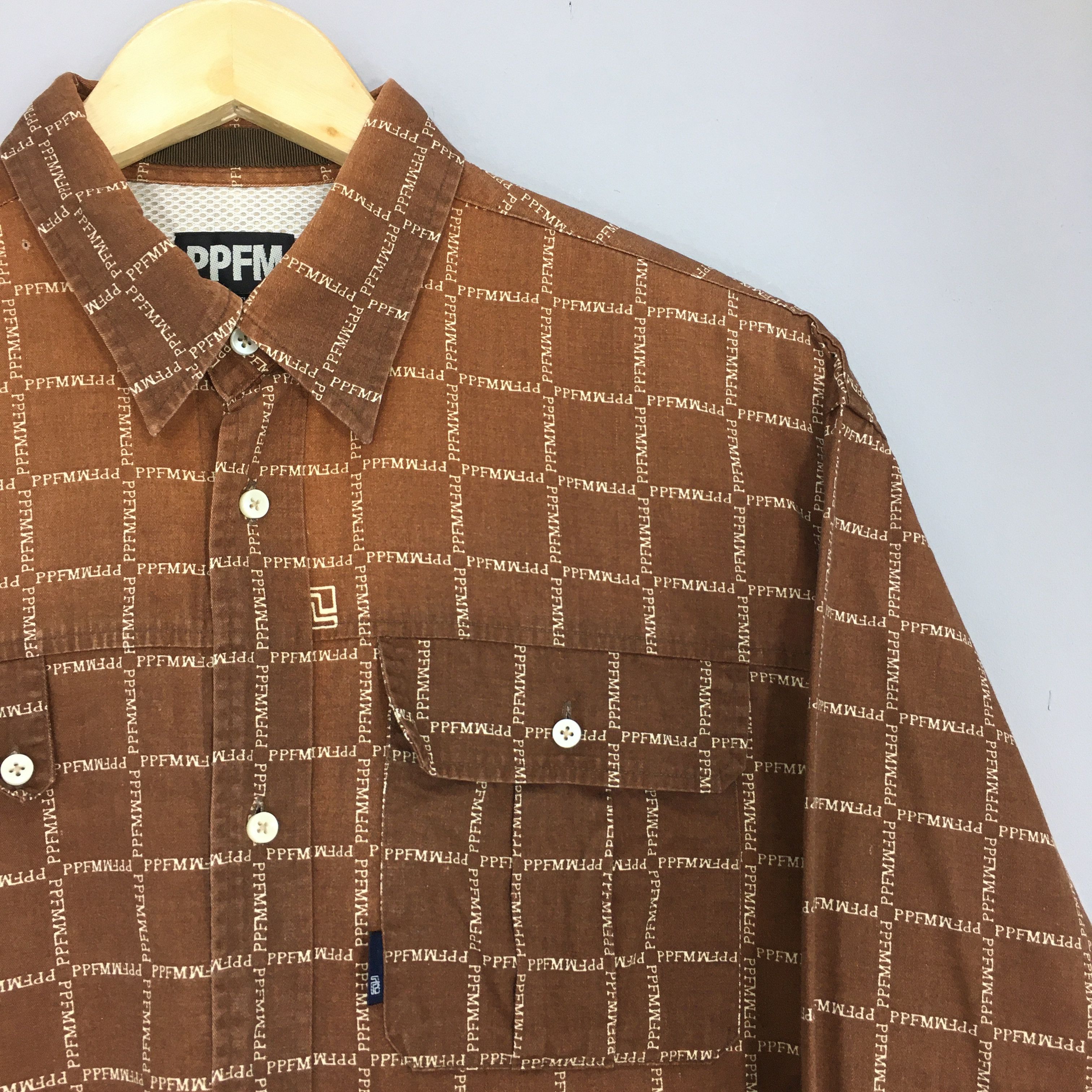 Japanese Brand × PPFM Vintage Peyton Place For Men PPFM Japan Flannel Shirt Medium Size US M / EU 48-50 / 2 - 2 Thumbnail