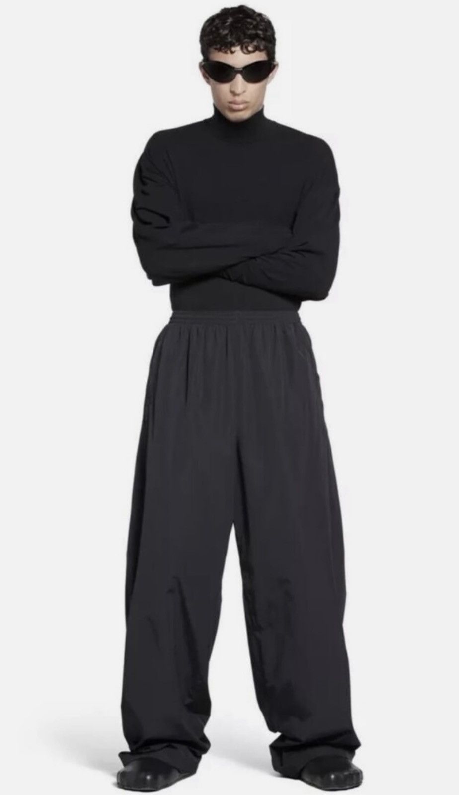 Balenciaga Balenciaga Unisex Tracksuit Pants Black Size M! Size US 32 / EU 48 - 11 Thumbnail