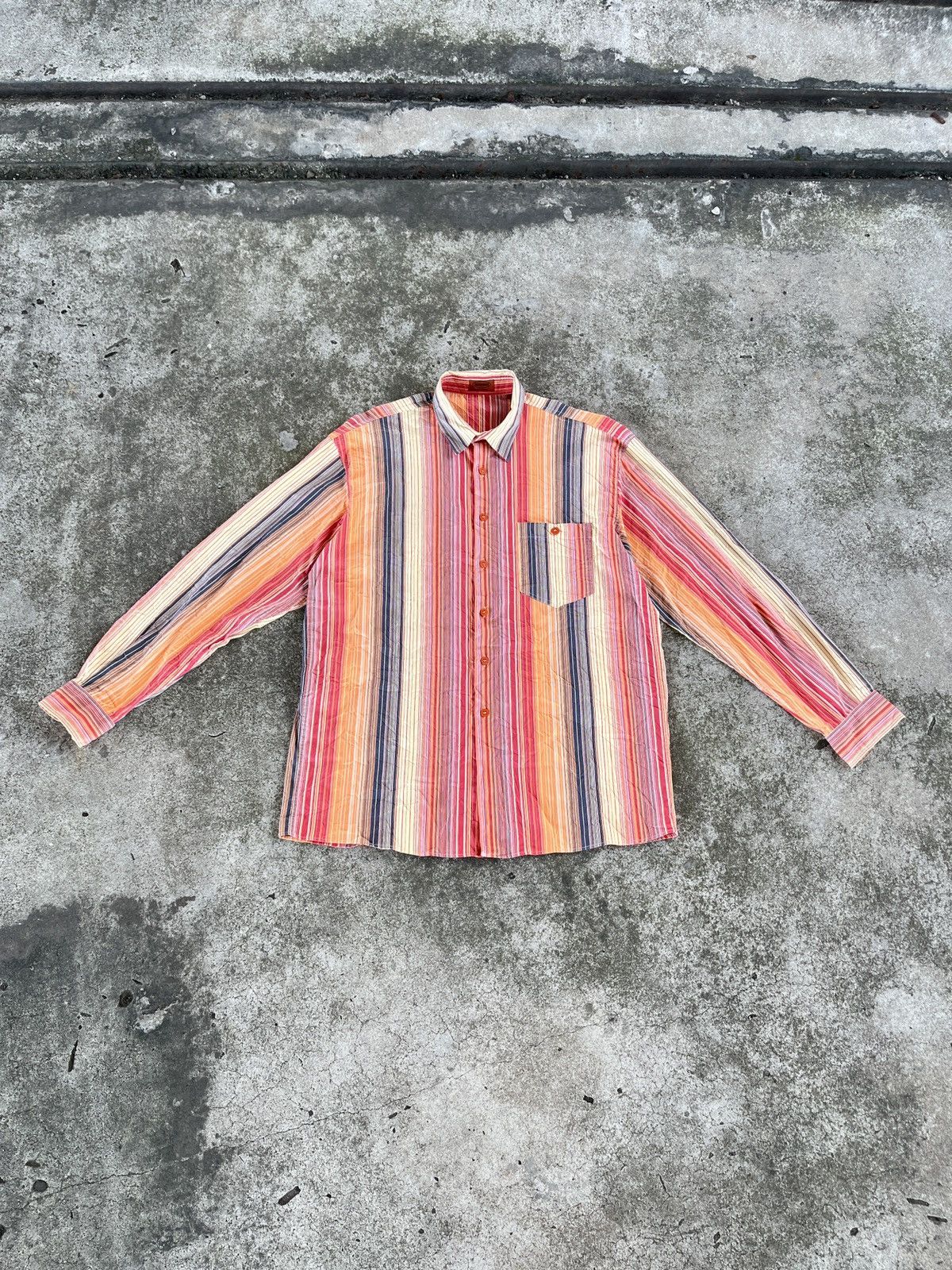 Missoni 90s missoni multi color shirt Size US L / EU 52-54 / 3 - 1 Thumbnail