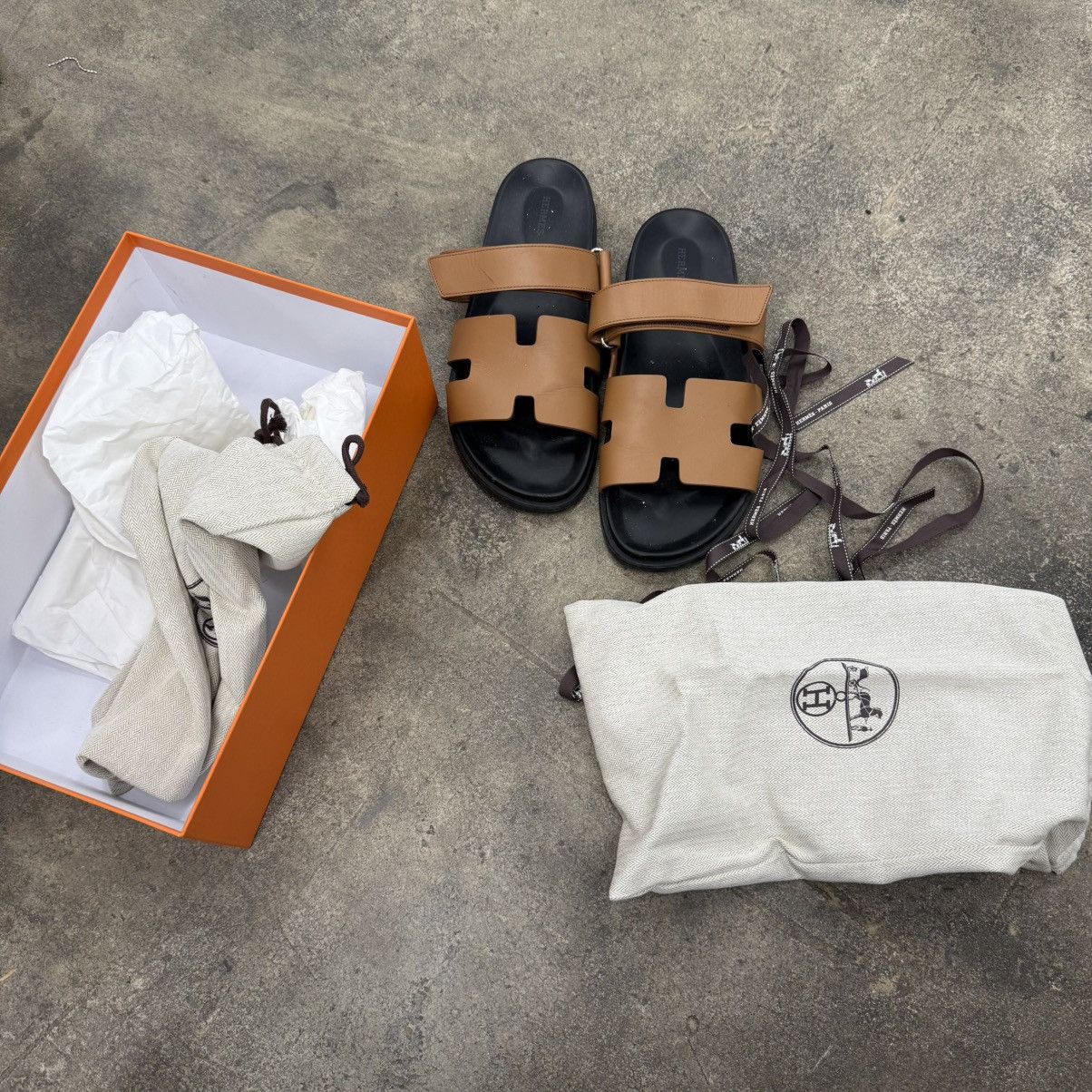 Hermes Hermes CHYPRE SANDAL Size US 11 / EU 44 - 6 Thumbnail