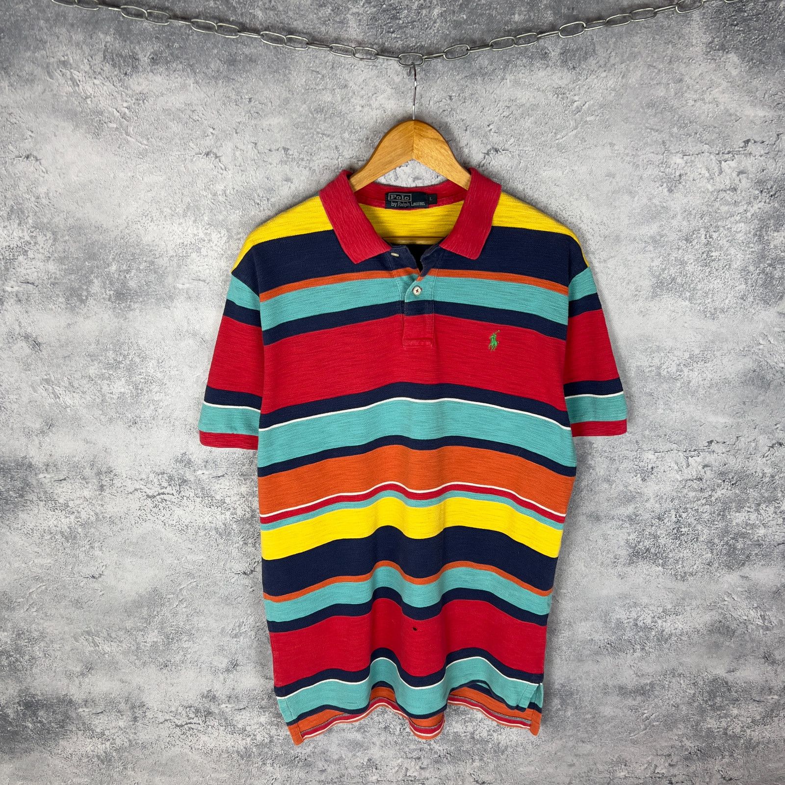 Polo Ralph Lauren Polos Shirt Men's Size L Multicolor `