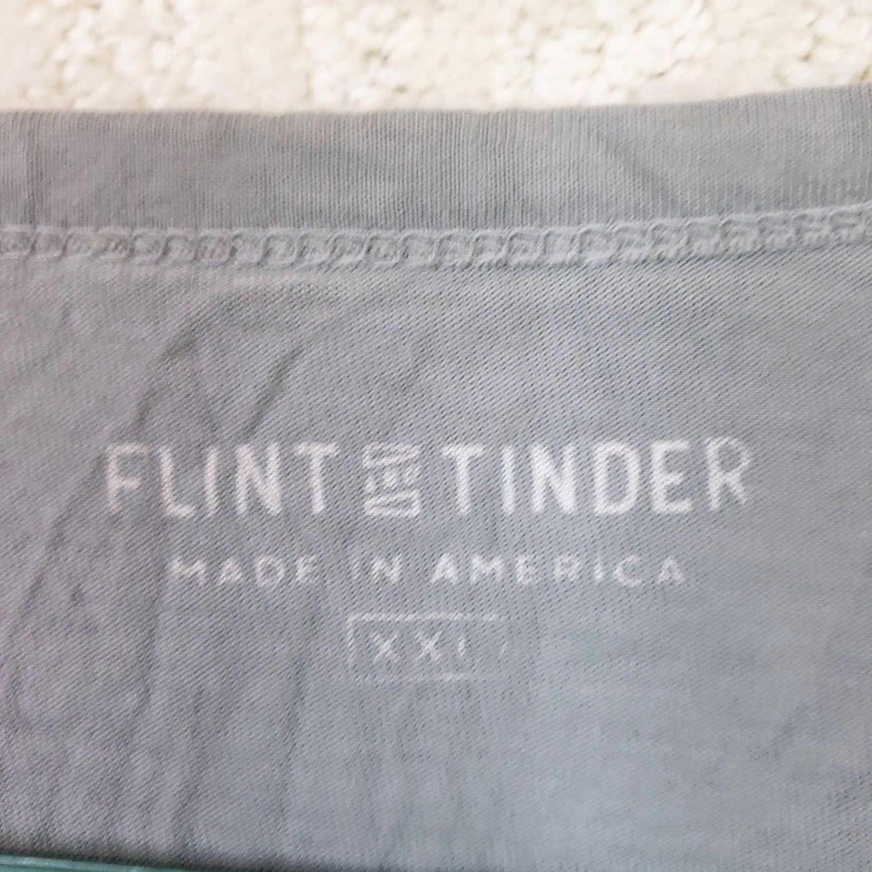 Flint And Tinder Flint and Tinder Mens Gray Supima Cotton Tee Shirt XXL Short Sleeve America Size US XXL / EU 58 / 5 - 7 Thumbnail