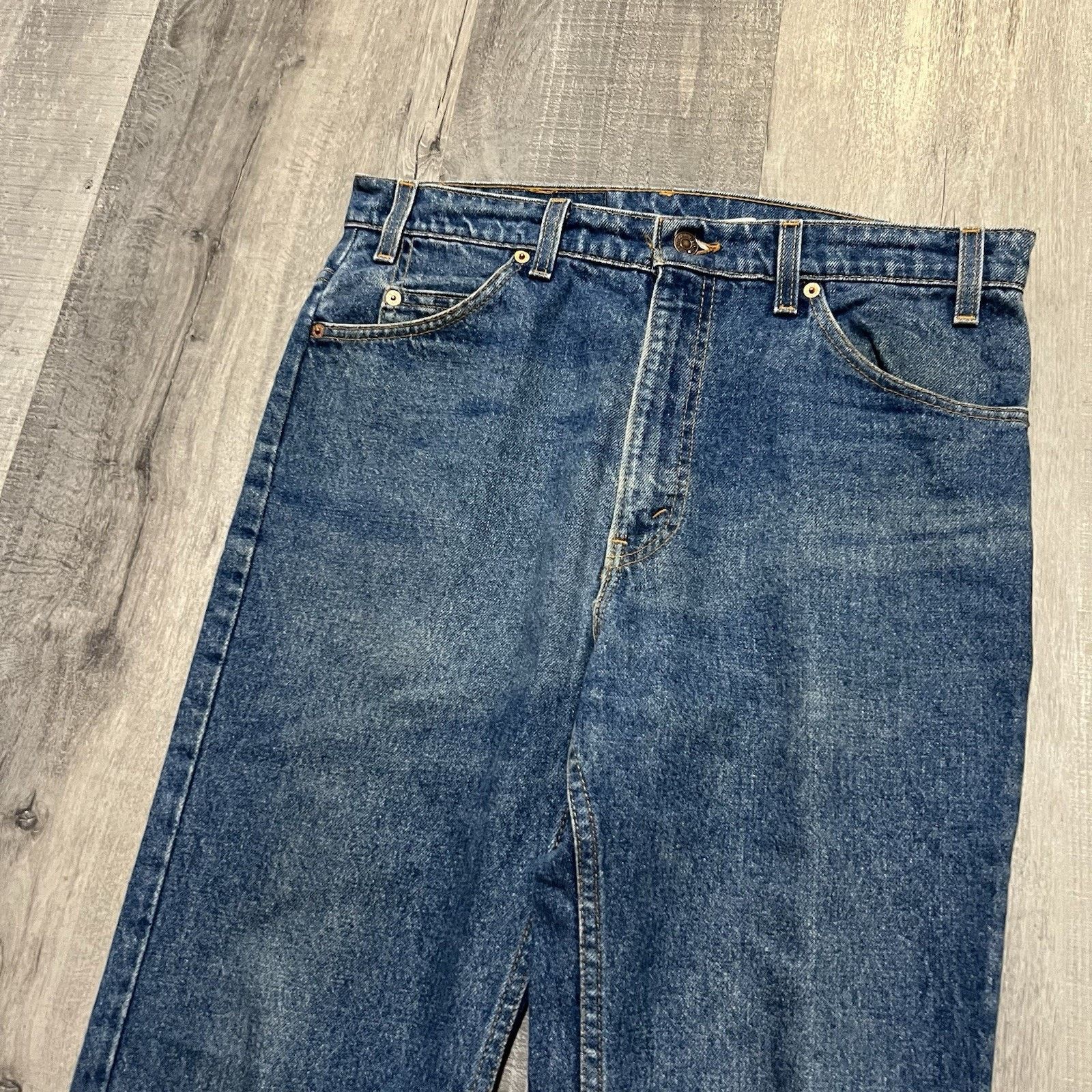 Levi's VTG Levis 517 Bootcut Jeans Faded Western USA 90s Cowboy Size US 35 - 3 Thumbnail