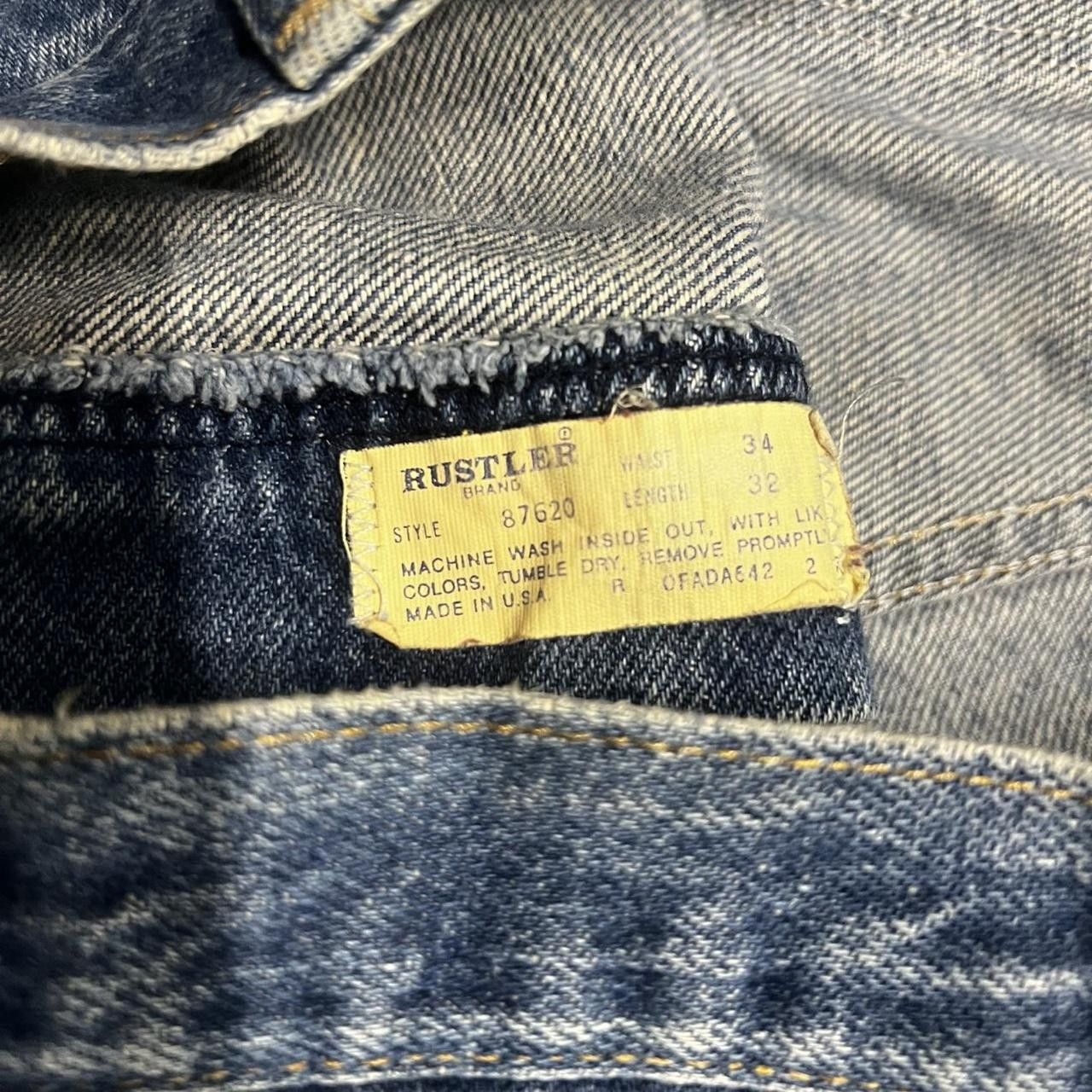 Japanese Brand × Vintage Vintage Y2K/90s Made in USA Flared light wash Denim Jeans Size US 32 / EU 48 - 8 Thumbnail