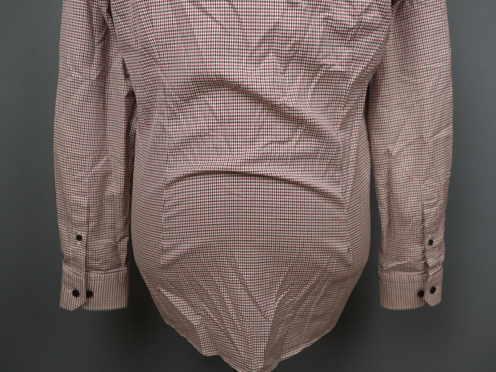 Eton Eton Multicolor Houndstooth Collared Dress Shirt Size 40 Size 38R - 8 Thumbnail