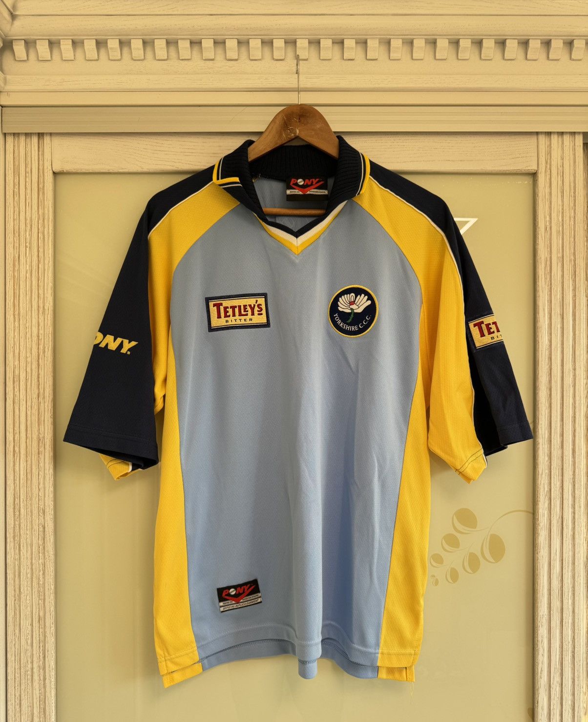 PONY Vintage Yorkshire County 90’s Cricket Jersey Rare Shirt Size US M / EU 48-50 / 2 - 1 Thumbnail