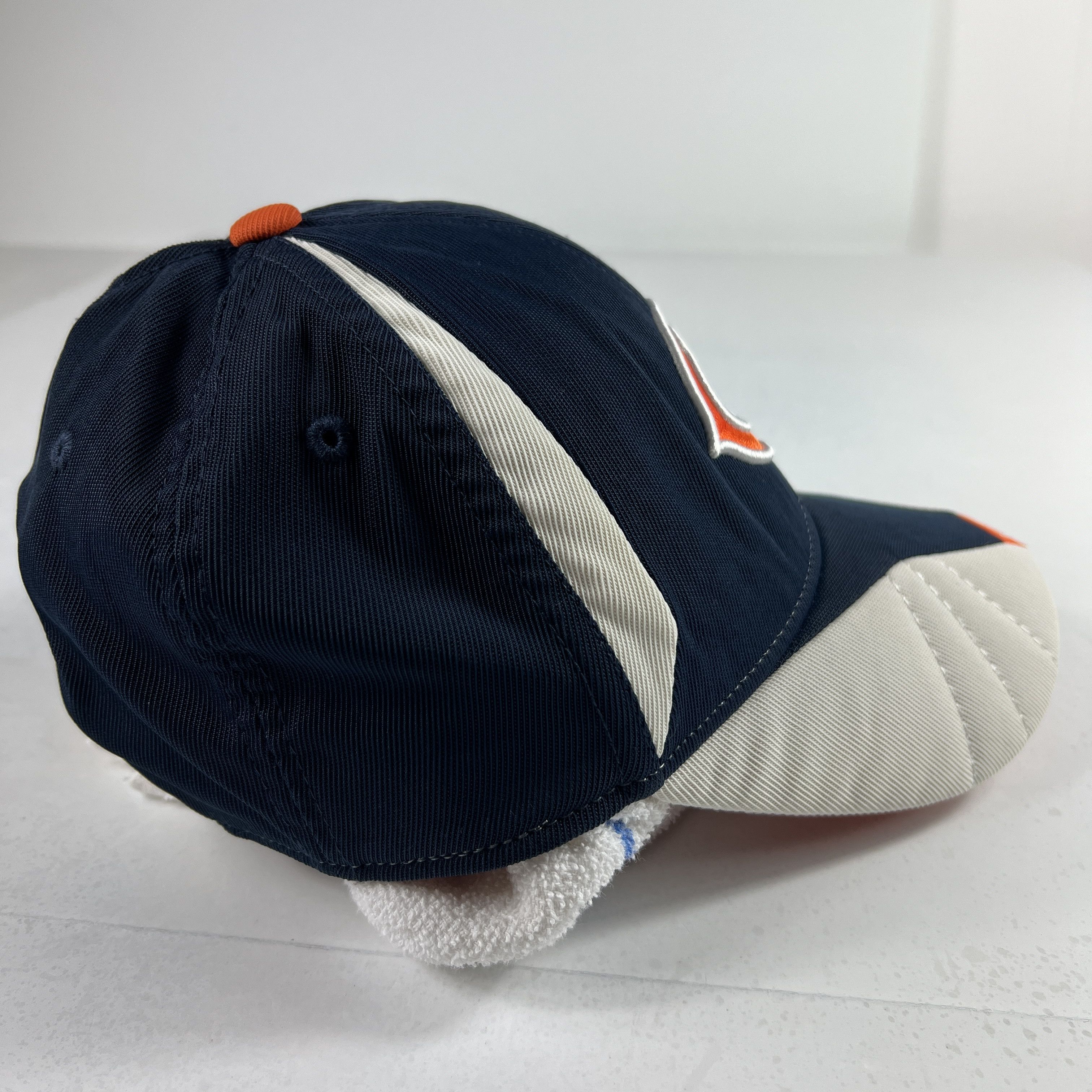 NFL Reebok Chicago Bears Hat Blue Sideline Stretch Fitted Cap Size ONE SIZE - 8 Thumbnail