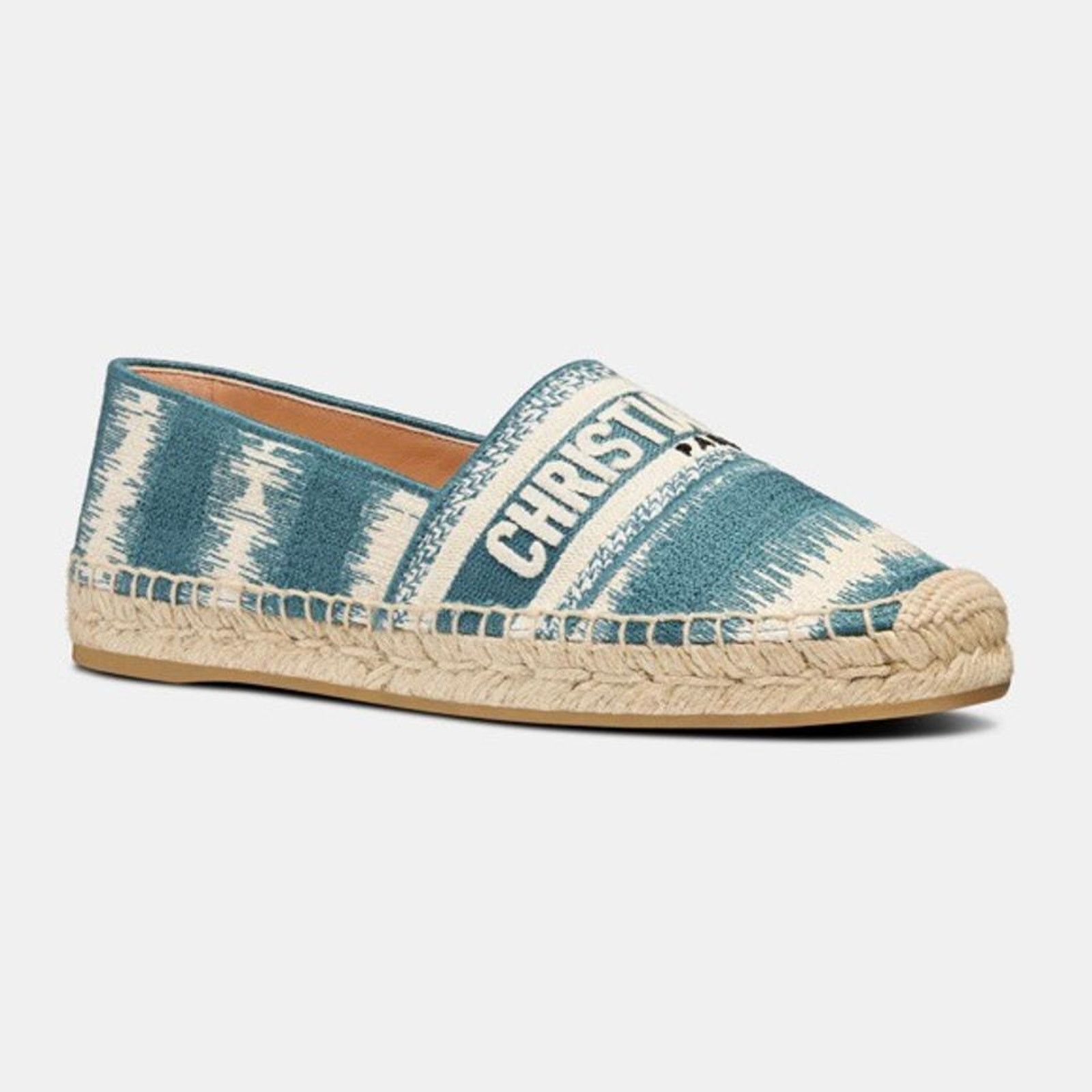 Dior Granville logo embroidered espadrilles Size US 8 / IT 38 - 3 Thumbnail