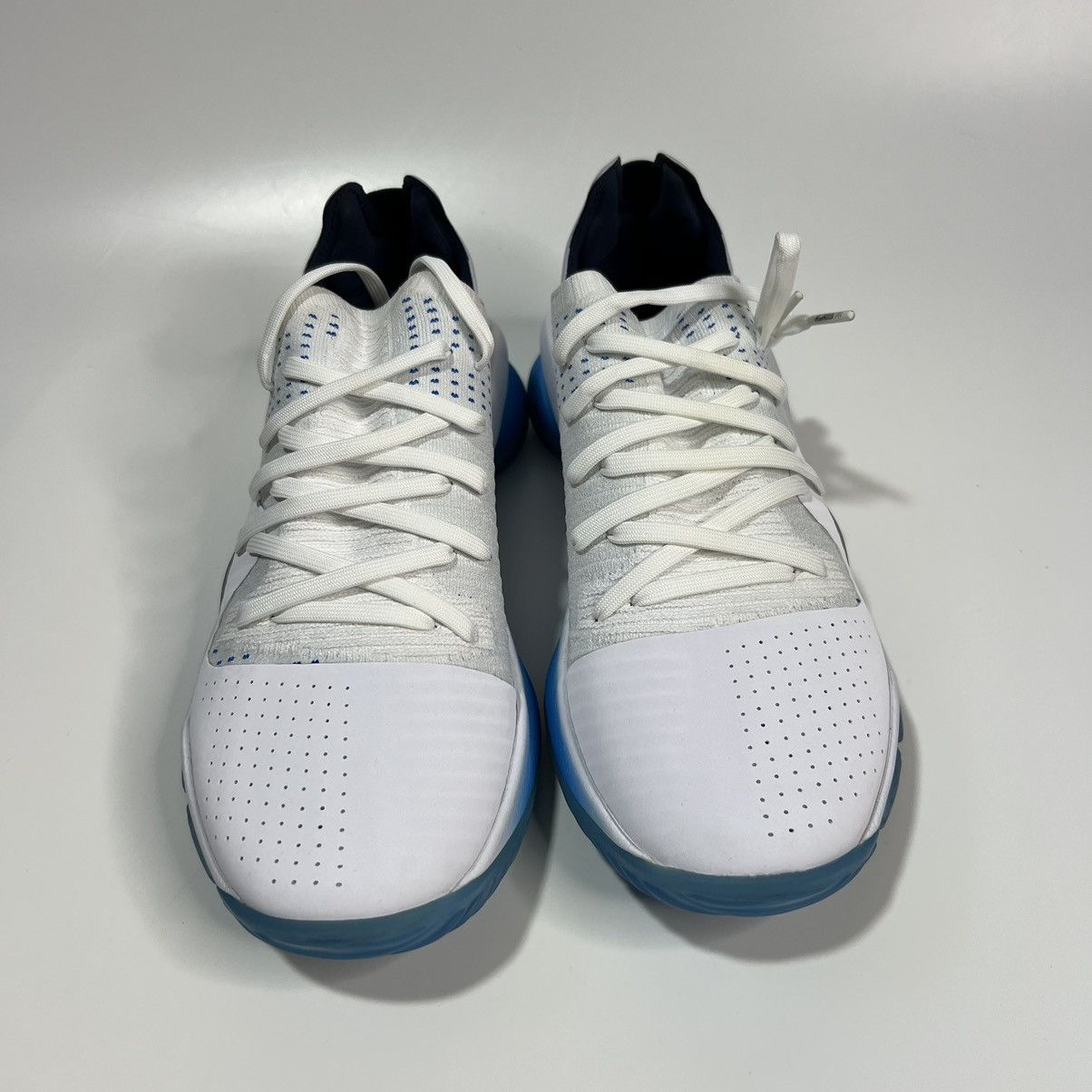Under Armour Rare 2017 Under Armour Curry 4 Low PE White Blue SAMPLE - Size US 8.5 / EU 41-42 - 3 Thumbnail