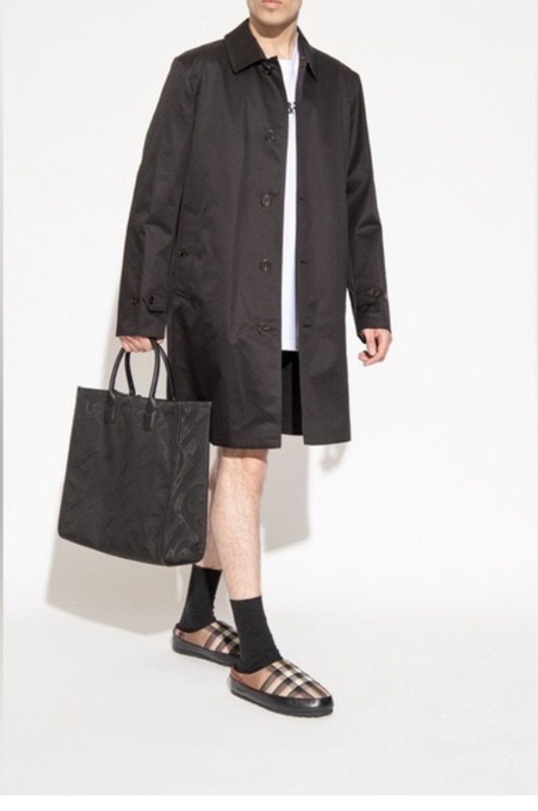 Burberry BURBERRY SLIPPERS AND CLOGS MEN FABRIC BROWN BIRCH Size US 8.5 / EU 41-42 - 2 Thumbnail