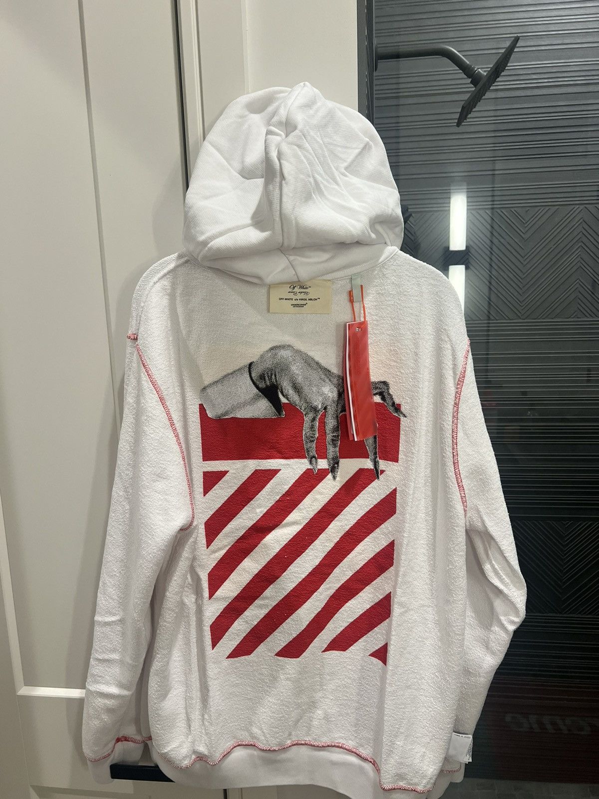 Off-White × Undercover OFF-White x Undercover RVRS Skeleton Hoodie Size US L / EU 52-54 / 3 - 14 Thumbnail